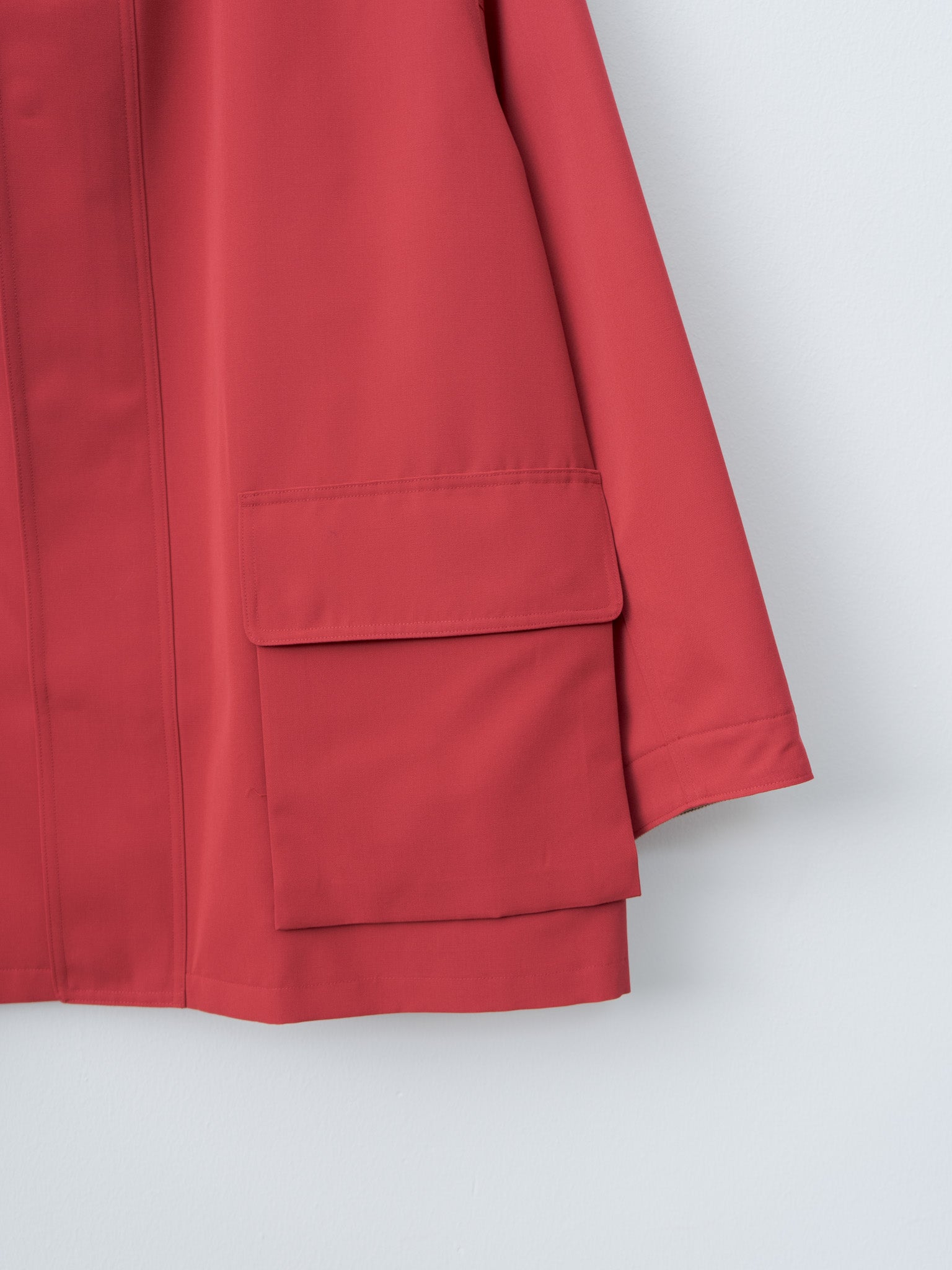 Namu Shop - Auralee Wool Max Canvas Blouson - Red