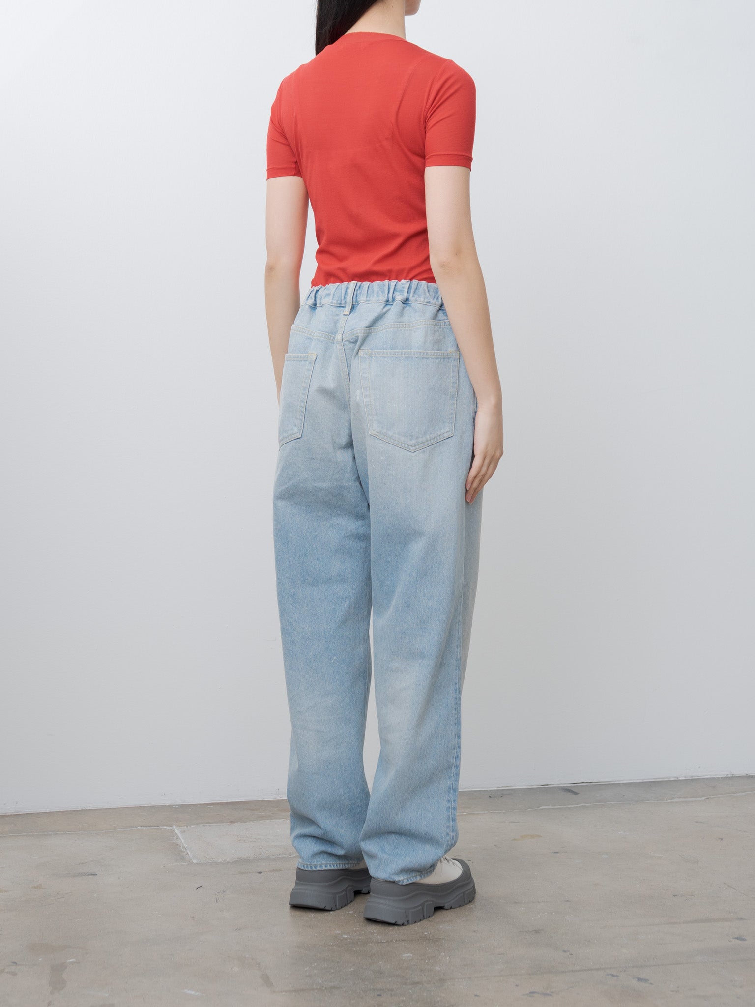 Namu Shop - Yoko Sakamoto 5 Pocket Easy Pants - Light Indigo
