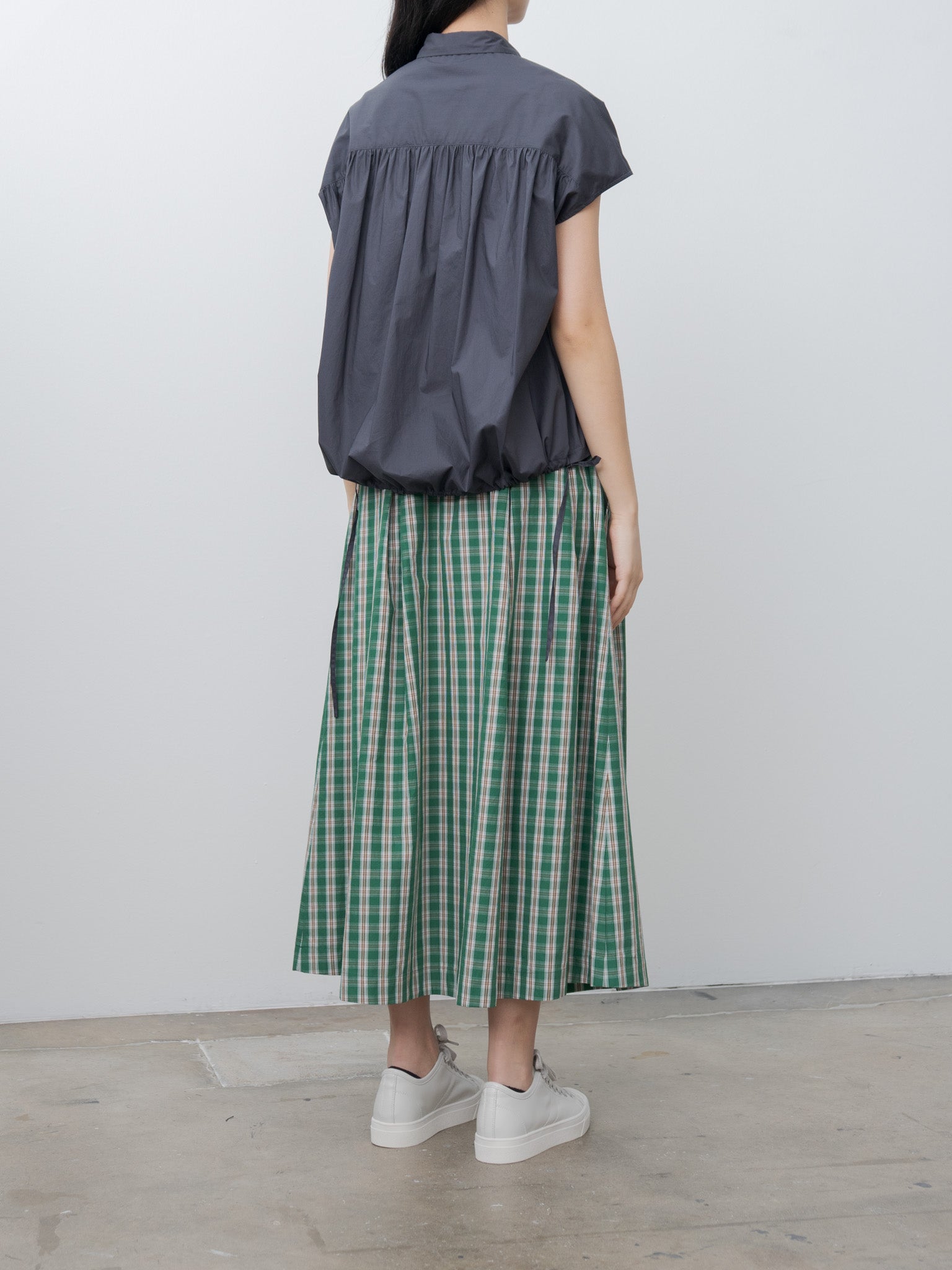 Namu Shop - Nicholson & Nicholson LOLA-W Skirt - Green Check