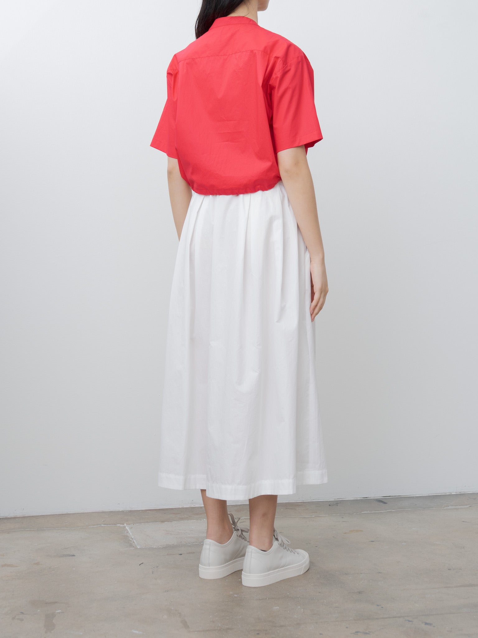 Namu Shop - Nicholson & Nicholson LUNA-POPLIN Shirt - Red