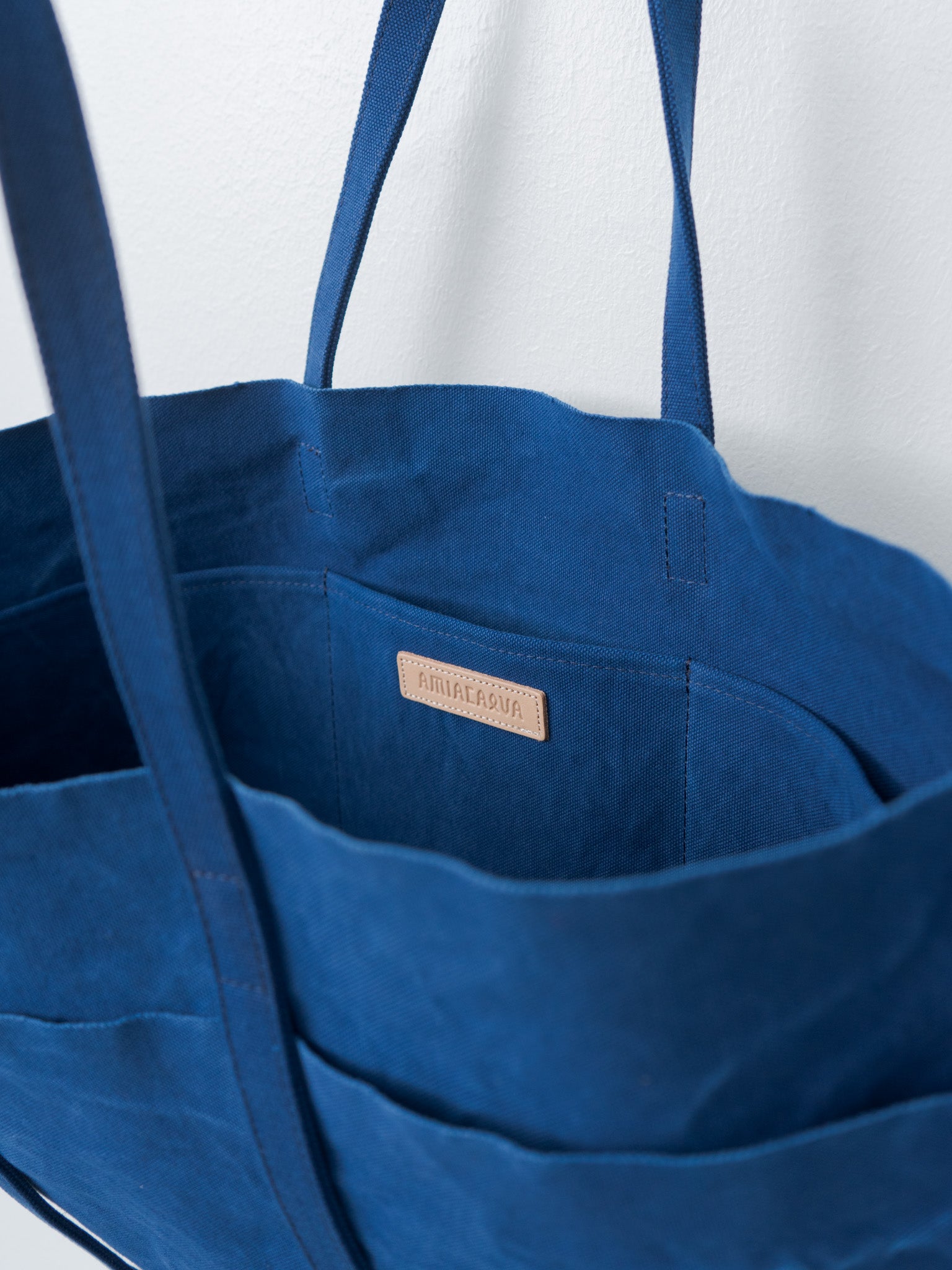 Namu Shop - Amiacalva Washed Canvas Tote Large - Blue