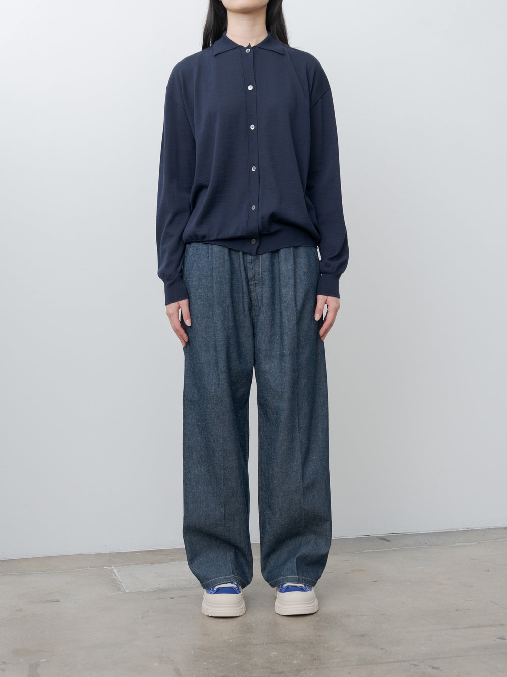 Namu Shop - Sofie D'Hoore Mary Knit - Dark Navy Melange