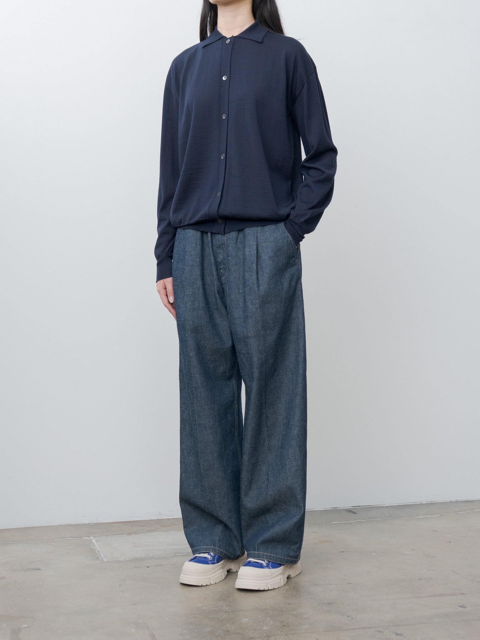 Namu Shop - Sofie D'Hoore Mary Knit - Dark Navy Melange