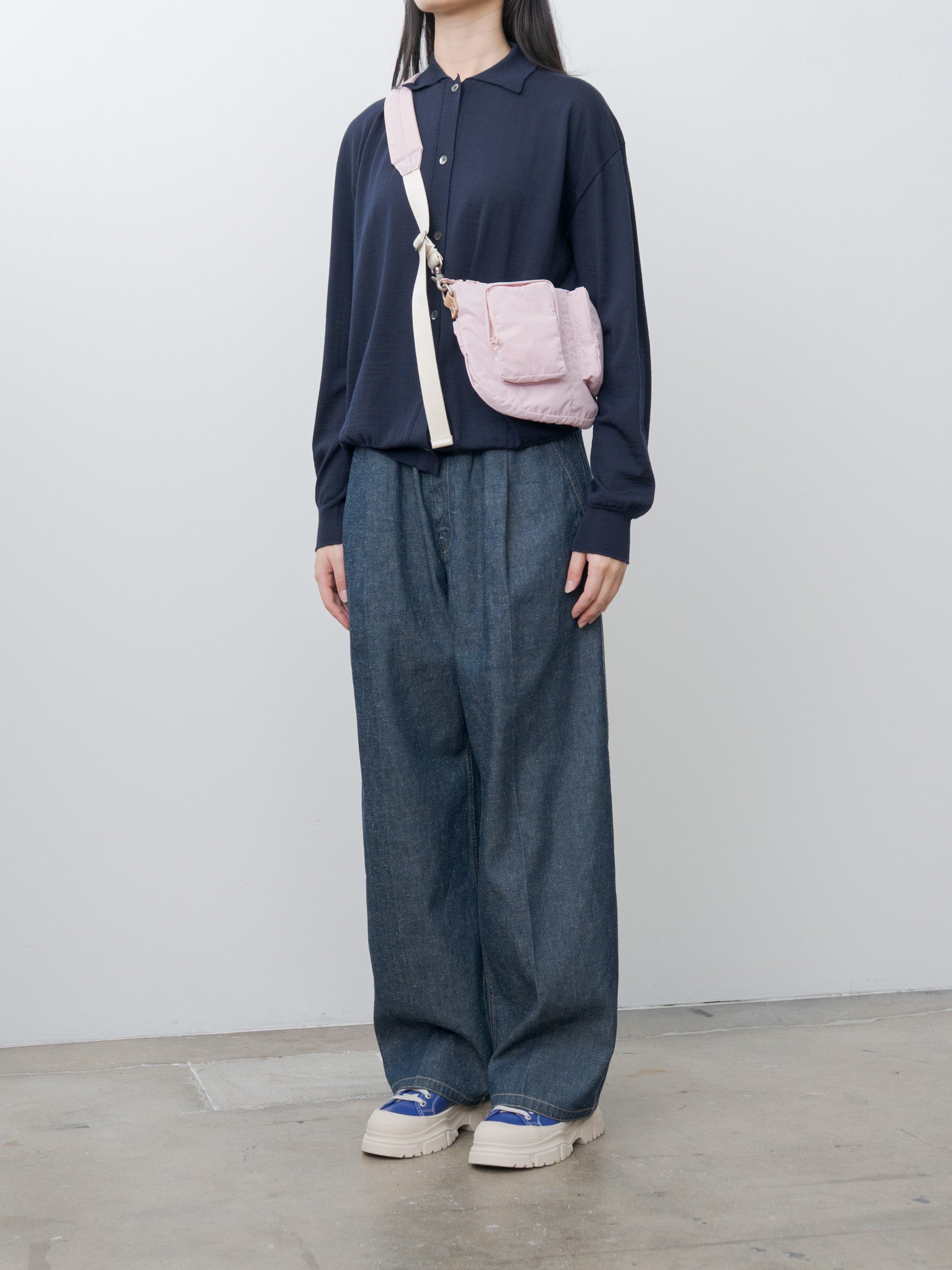 Namu Shop - Amiacalva Shrink Nylon Bodybag Small - Sakura Pink