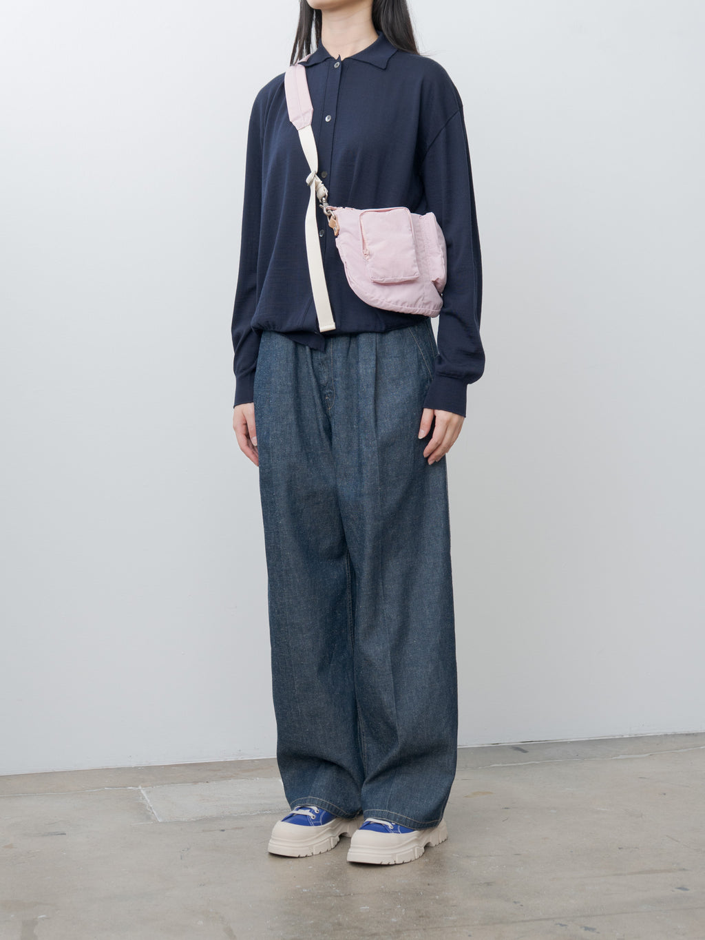 Namu Shop - Amiacalva Shrink Nylon Bodybag Small - Sakura Pink