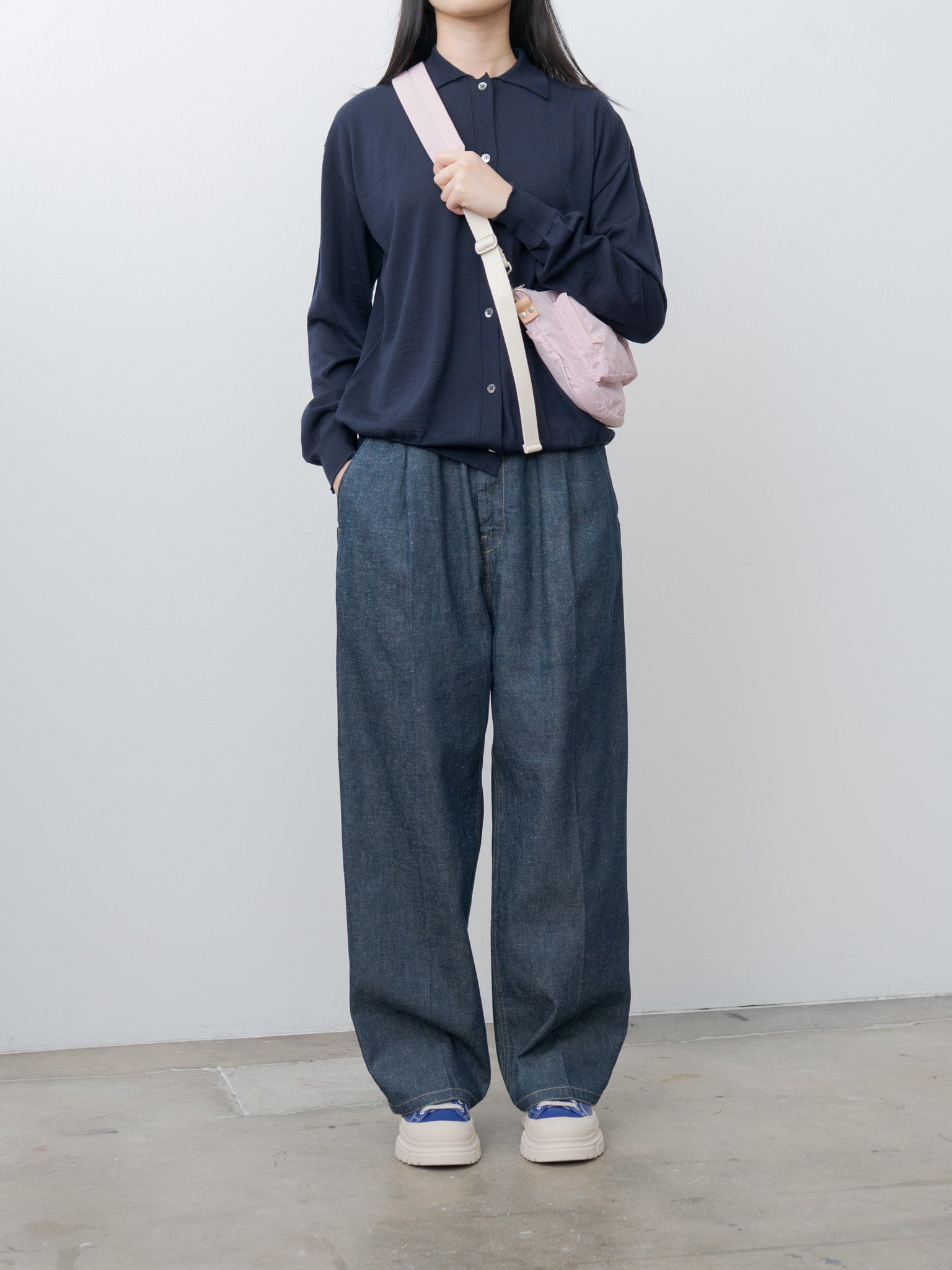 Namu Shop - Amiacalva Shrink Nylon Bodybag Small - Sakura Pink