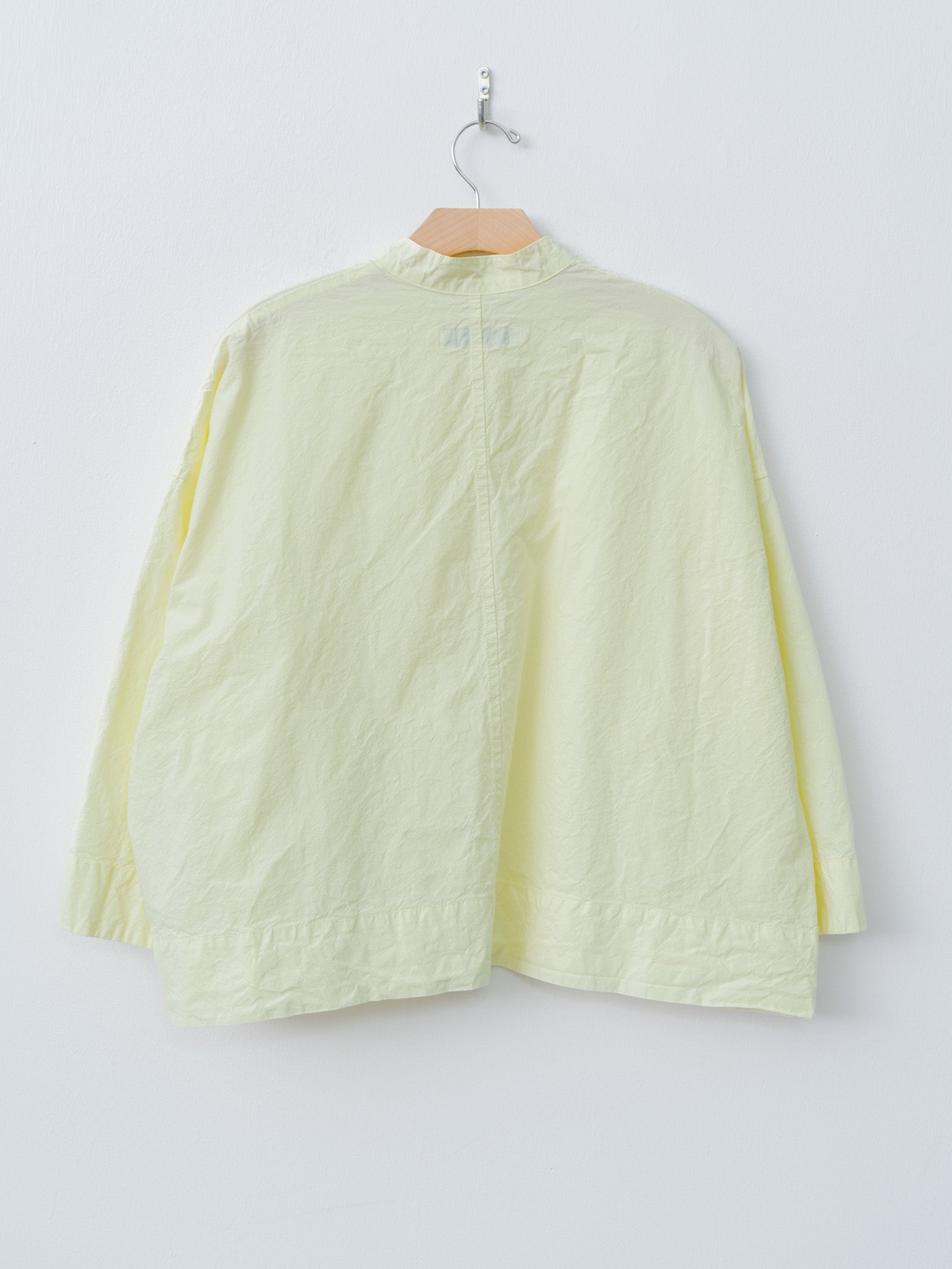 Namu Shop - Veritecoeur Compact Broadcloth Shirt - Ivory Yellow
