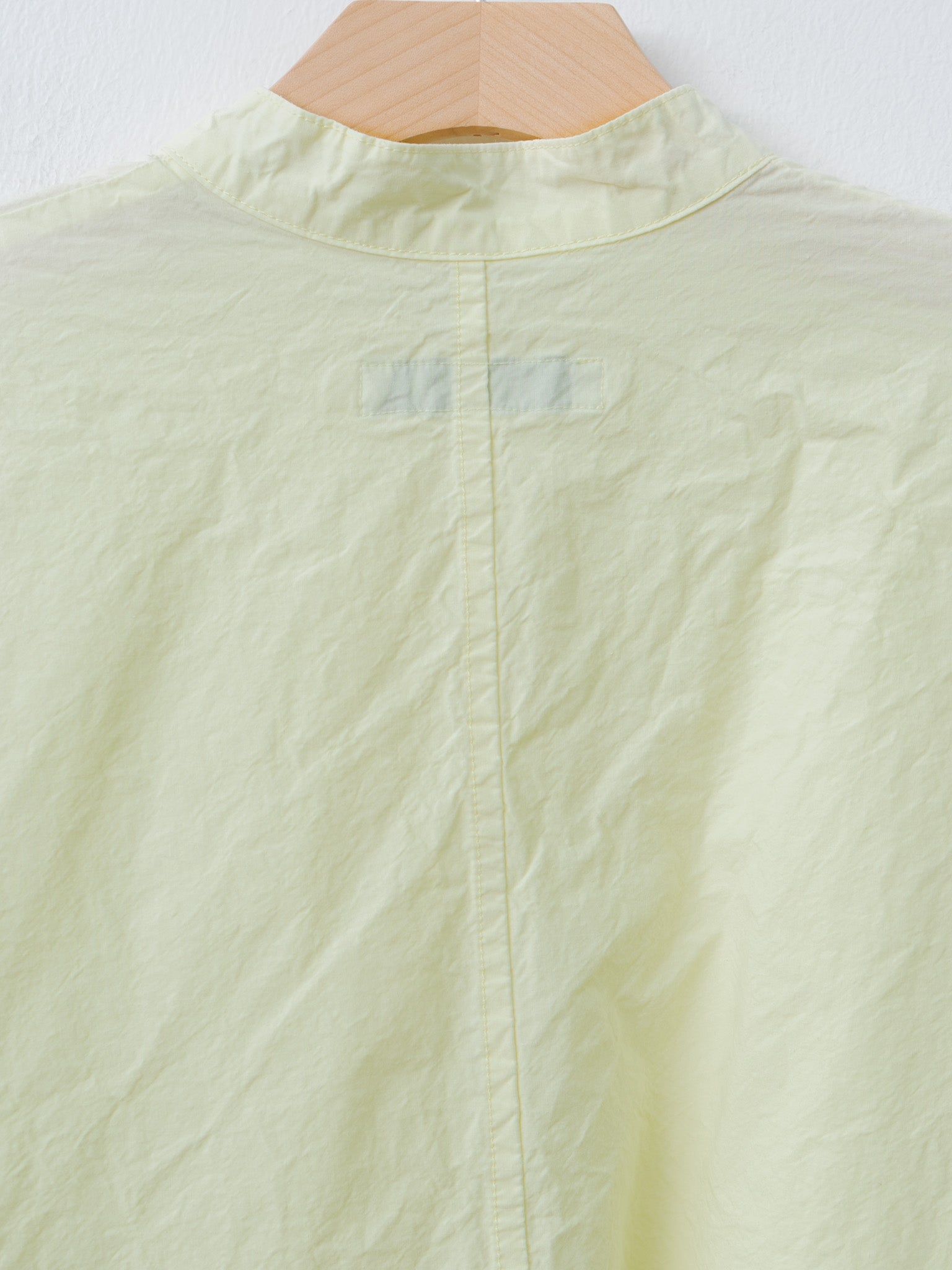 Namu Shop - Veritecoeur Compact Broadcloth Shirt - Ivory Yellow