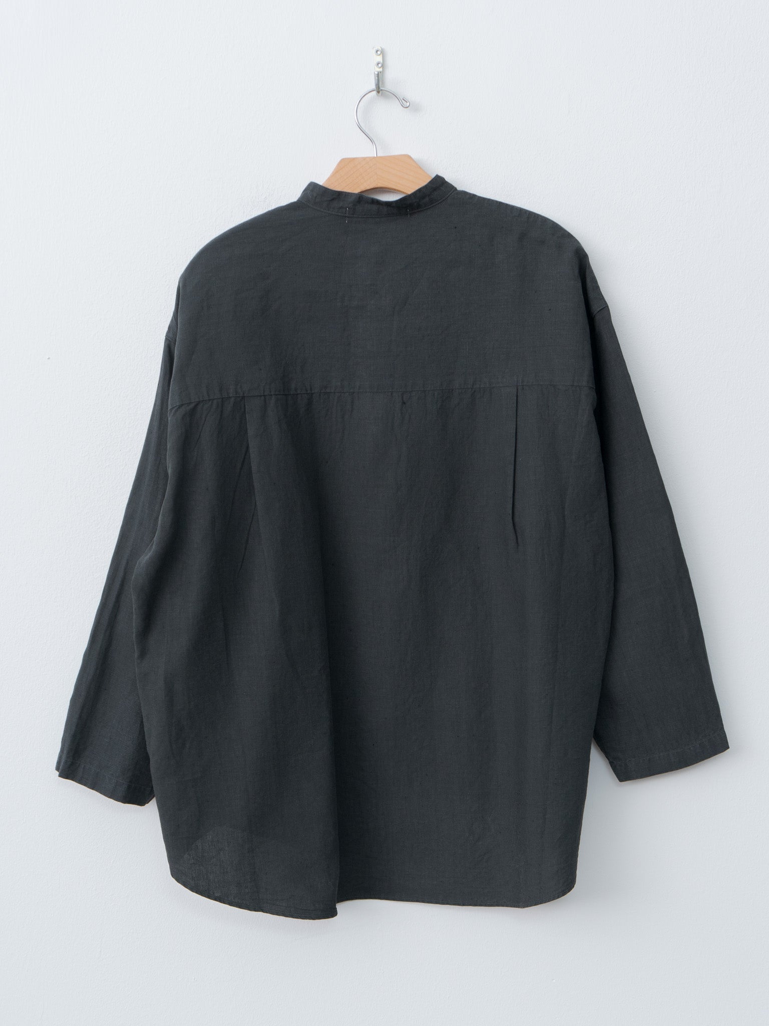 Namu Shop - Veritecoeur Unisex Linen Shirt - Sumikuro