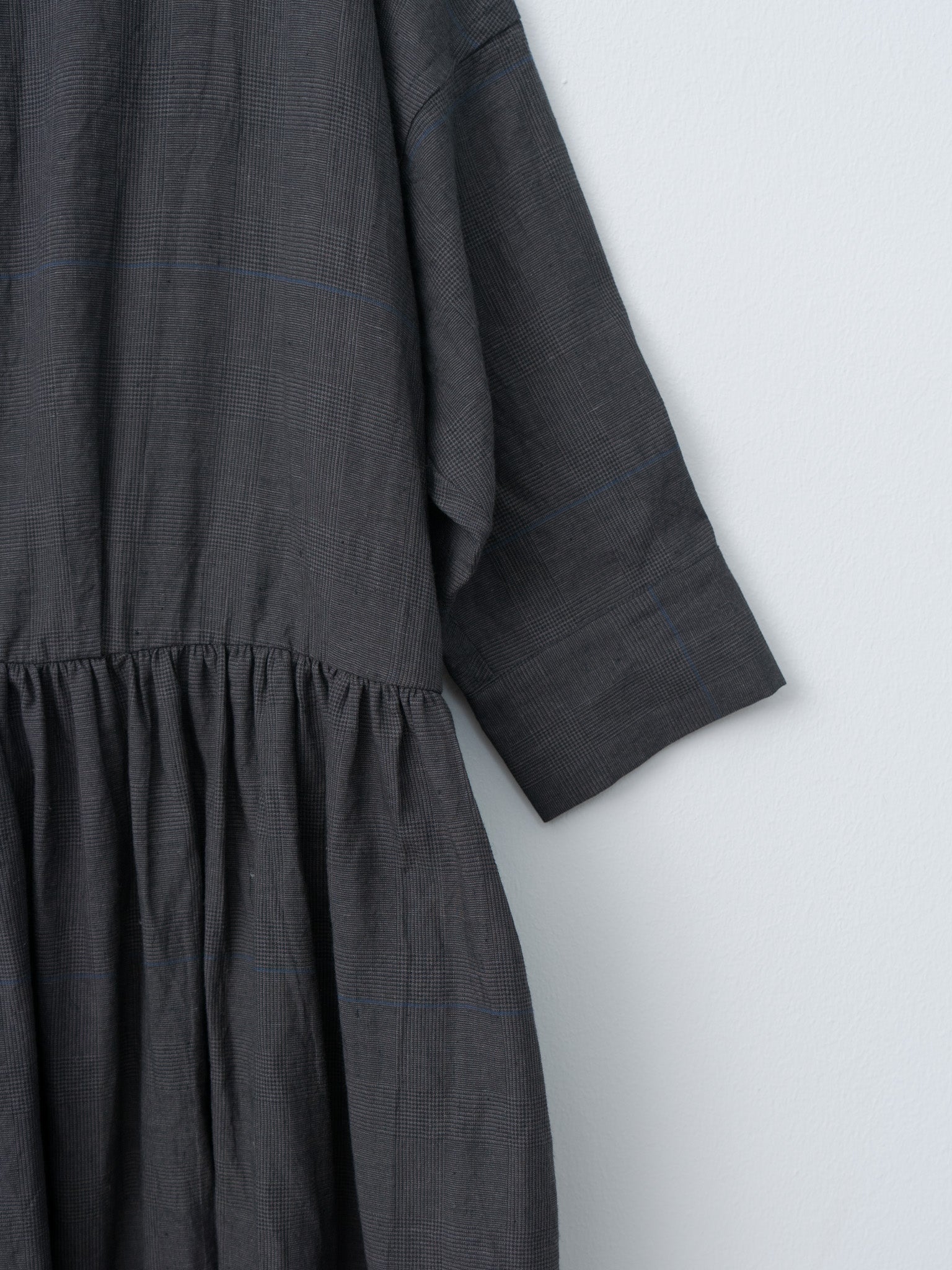 Namu Shop - Veritecoeur Glen Check Dress - Gray Check