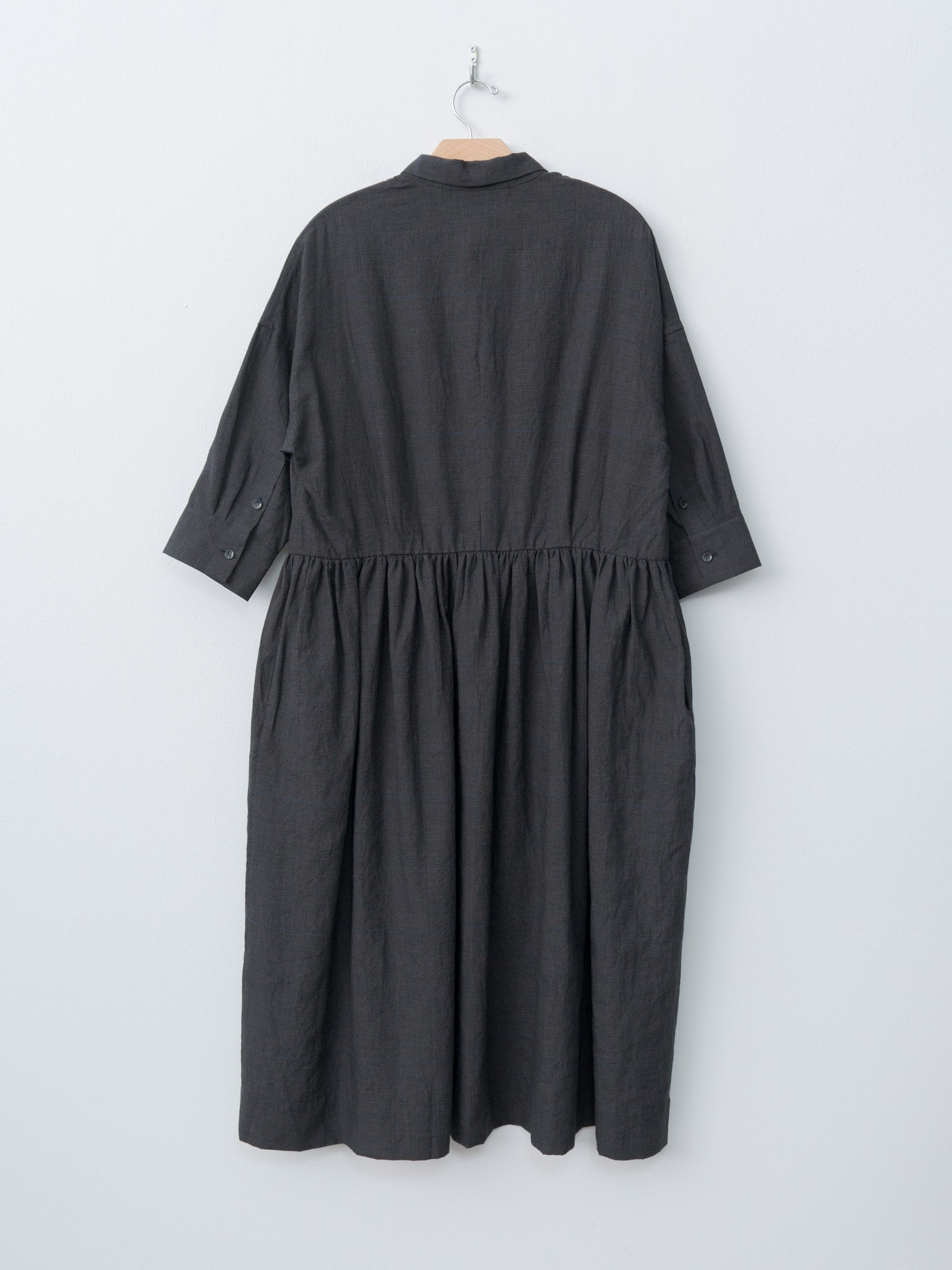 Namu Shop - Veritecoeur Glen Check Dress - Gray Check