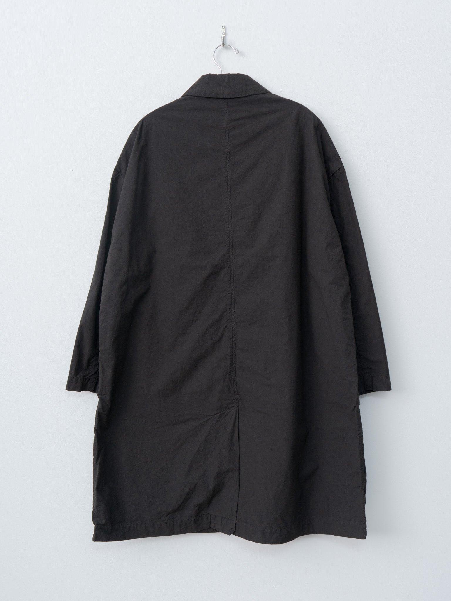 Namu Shop - Veritecoeur Cotton Silk Coat - Black