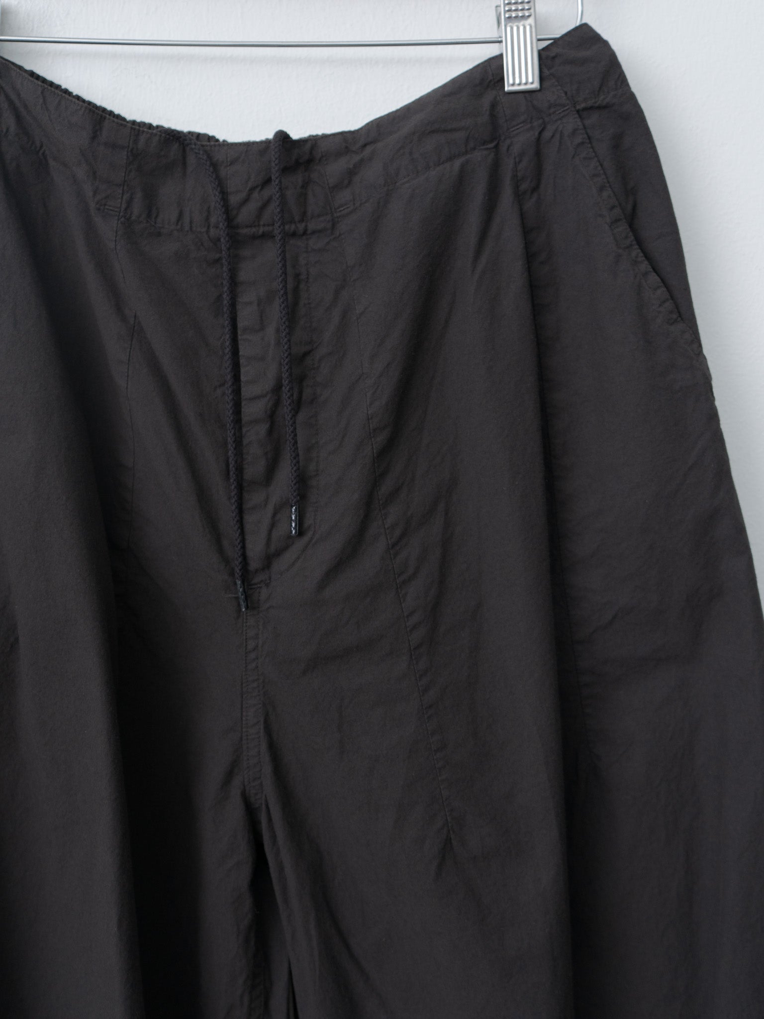 Namu Shop - Veritecoeur Cotton Silk Pants - Black