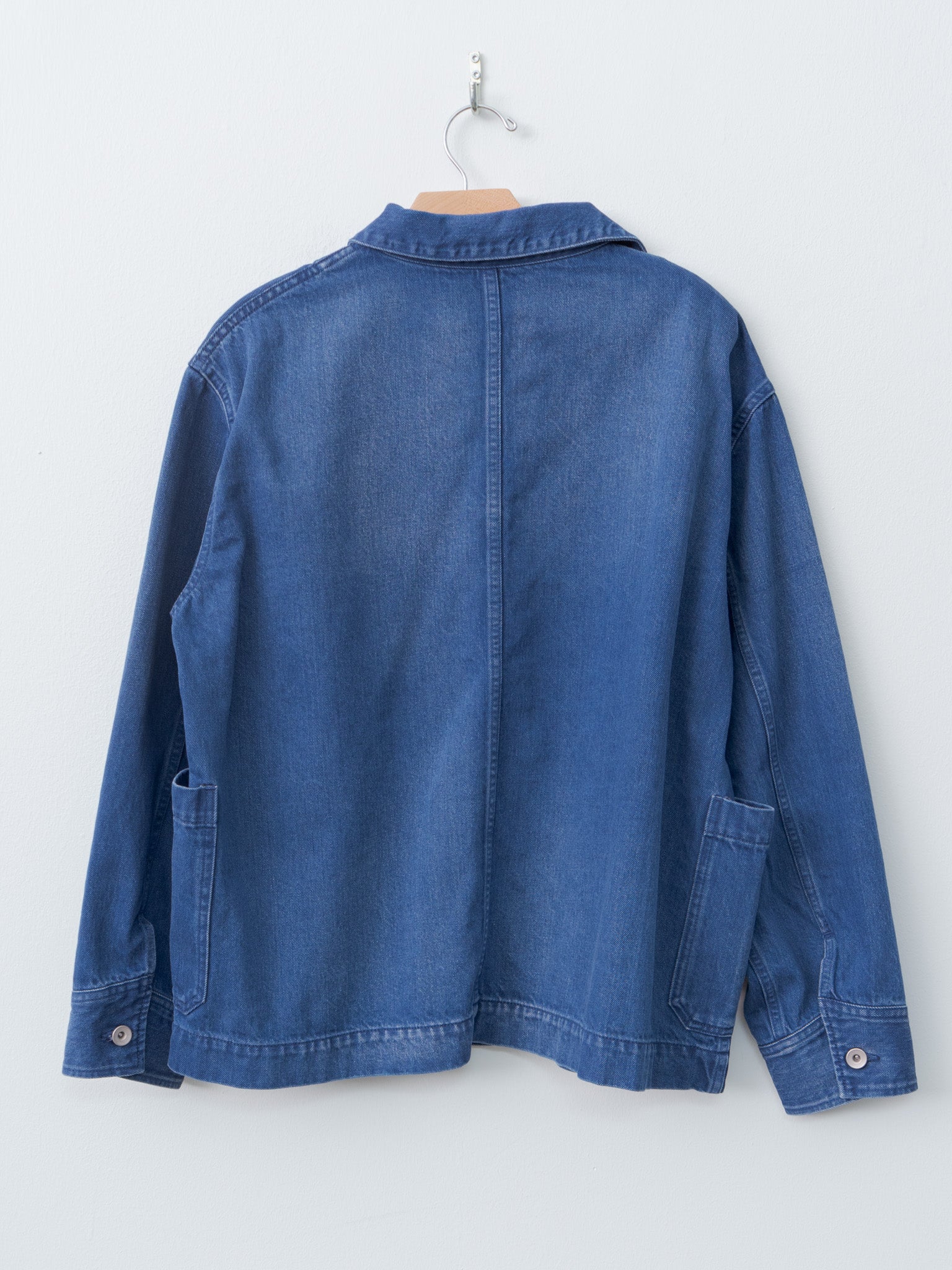 Namu Shop - Veritecoeur Denim Pullover Jacket - Blue Indigo