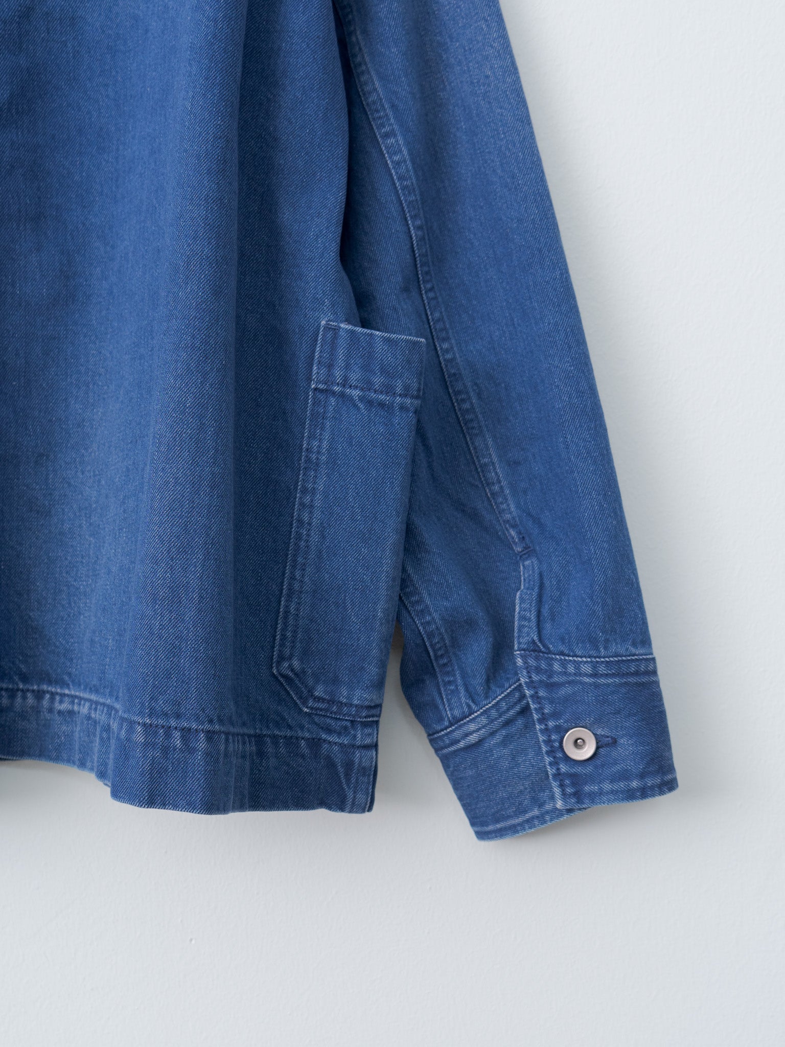 Namu Shop - Veritecoeur Denim Pullover Jacket - Blue Indigo