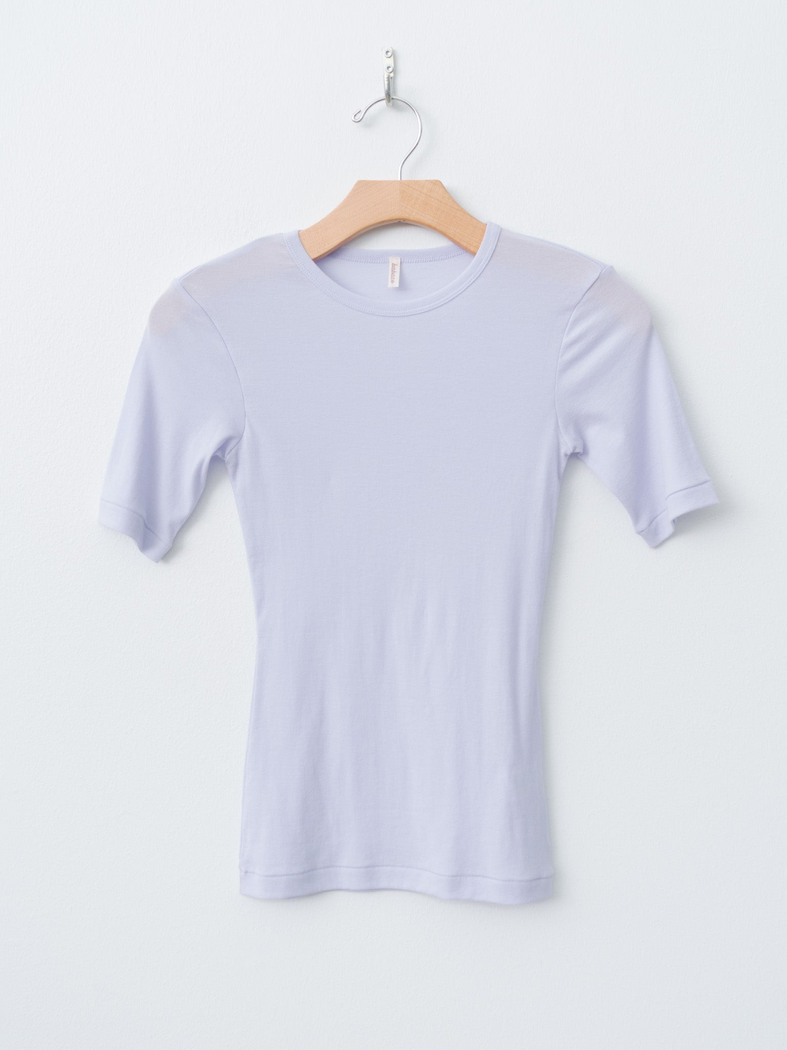 Namu Shop - Babaco Twisted Cotton Fitted T-Shirt - Lavender