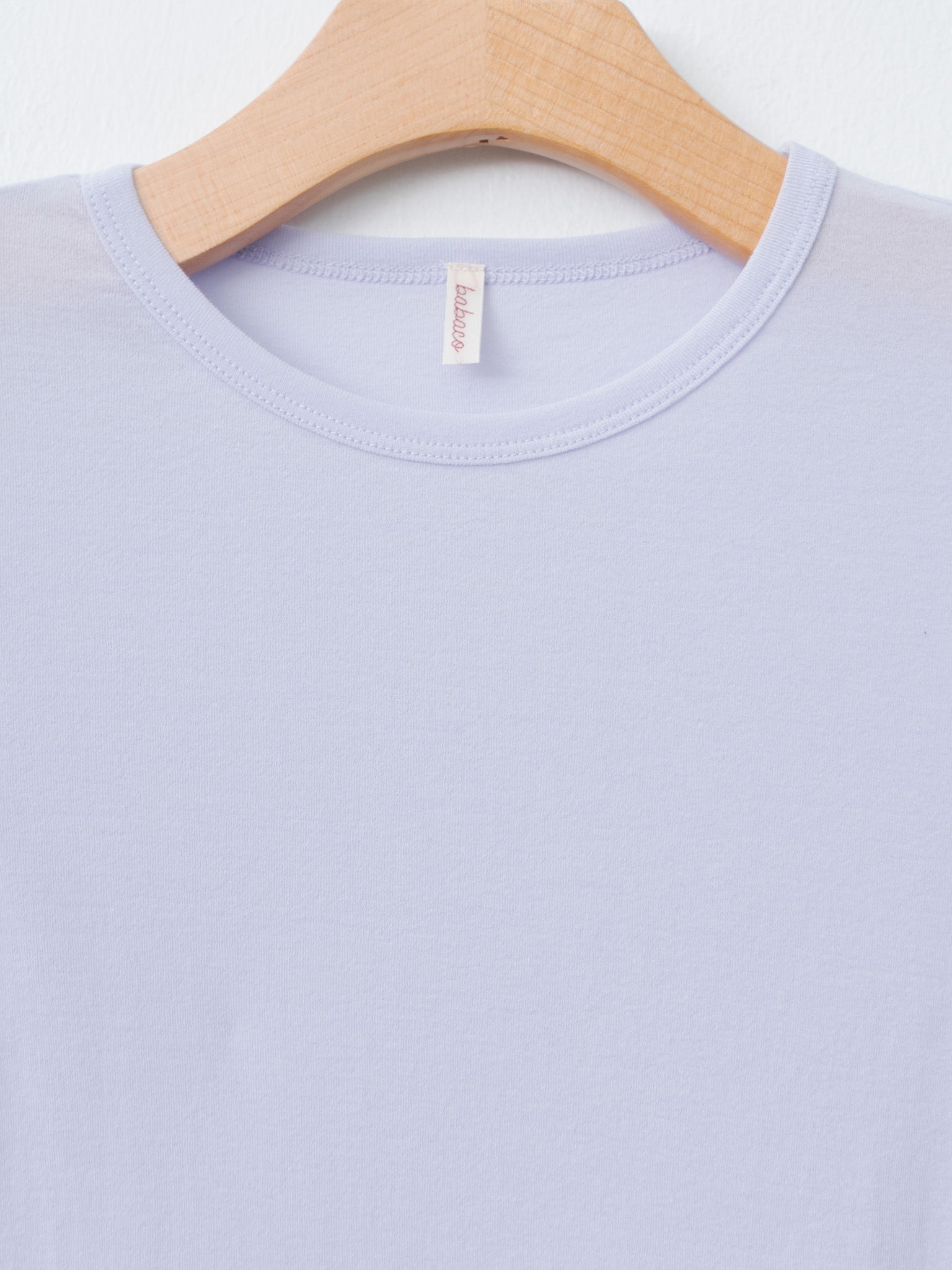 Namu Shop - Babaco Twisted Cotton Fitted T-Shirt - Lavender