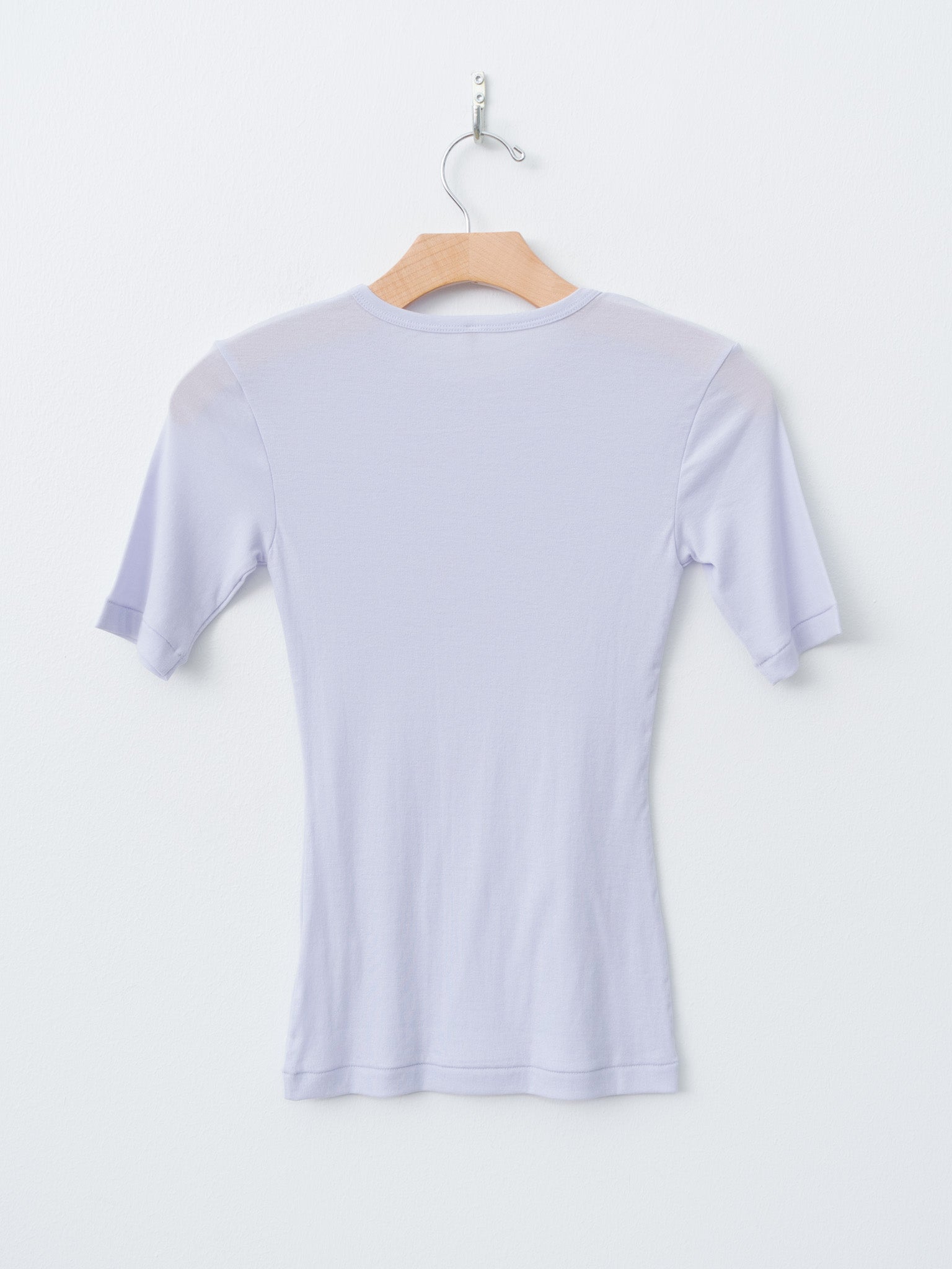 Namu Shop - Babaco Twisted Cotton Fitted T-Shirt - Lavender