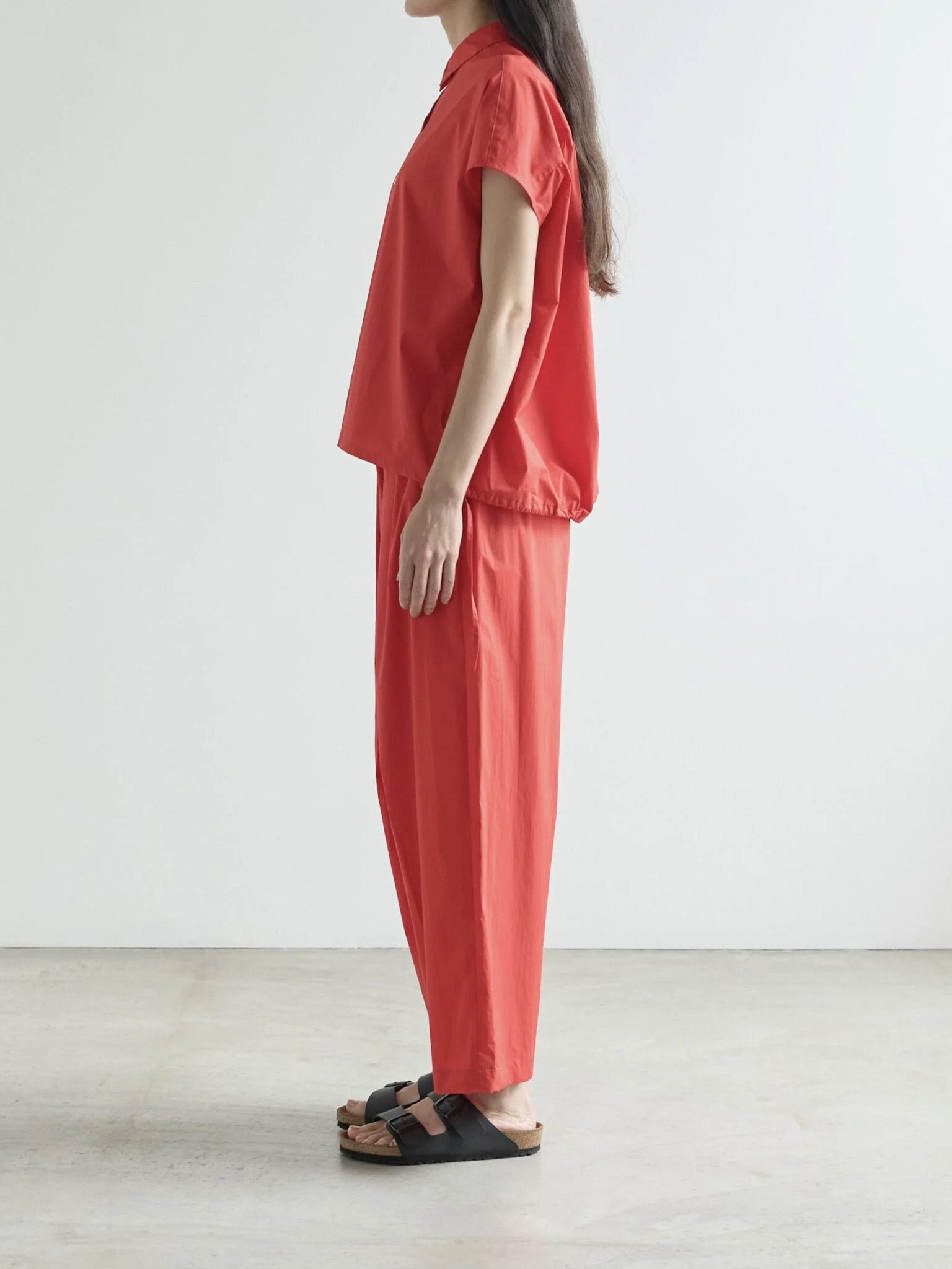 Namu Shop - Nicholson & Nicholson HAKAMA-POPLIN Trousers - Red