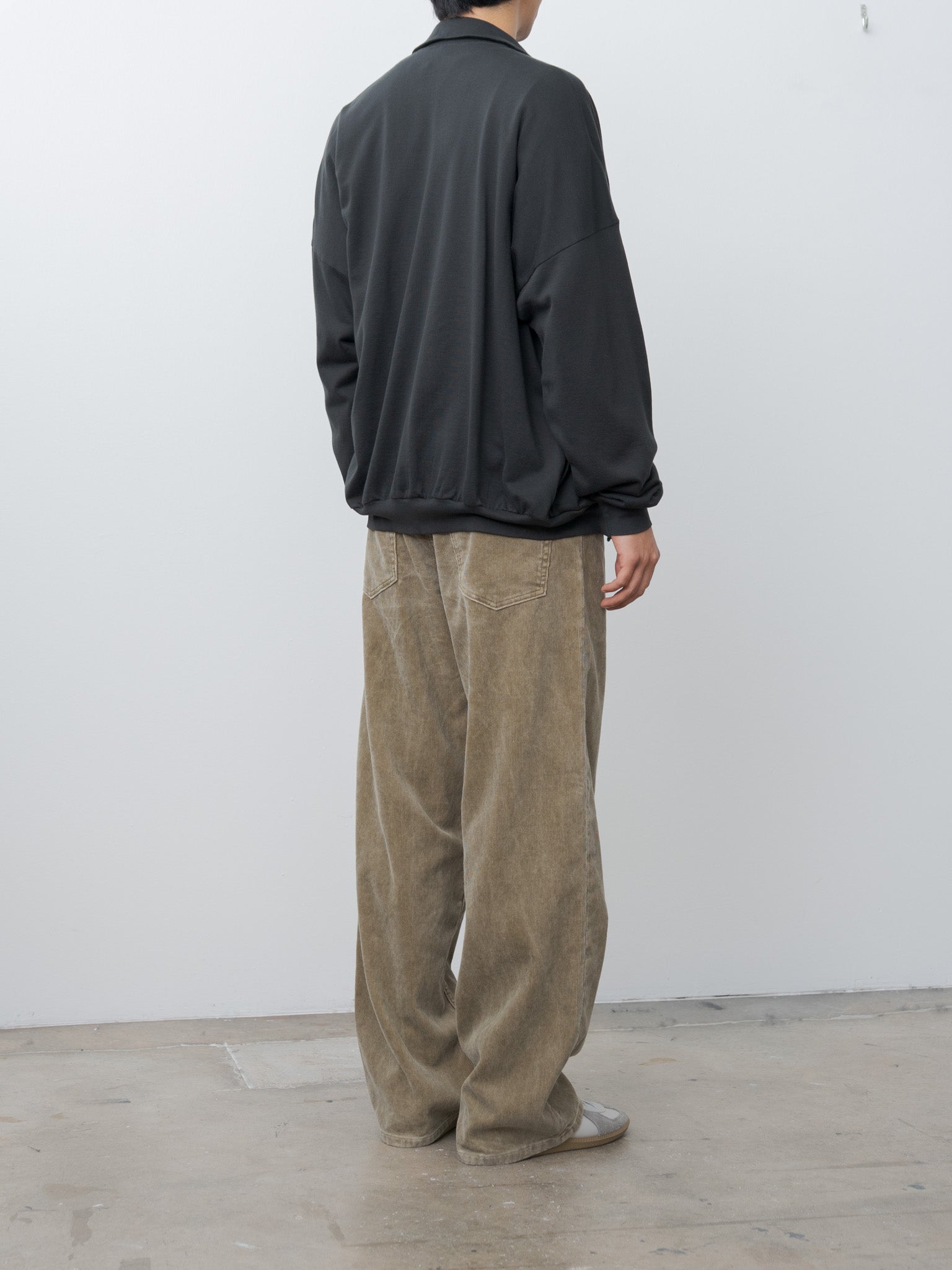 Namu Shop - Auralee Super High Gauge Sweat Zip Cardigan - Black