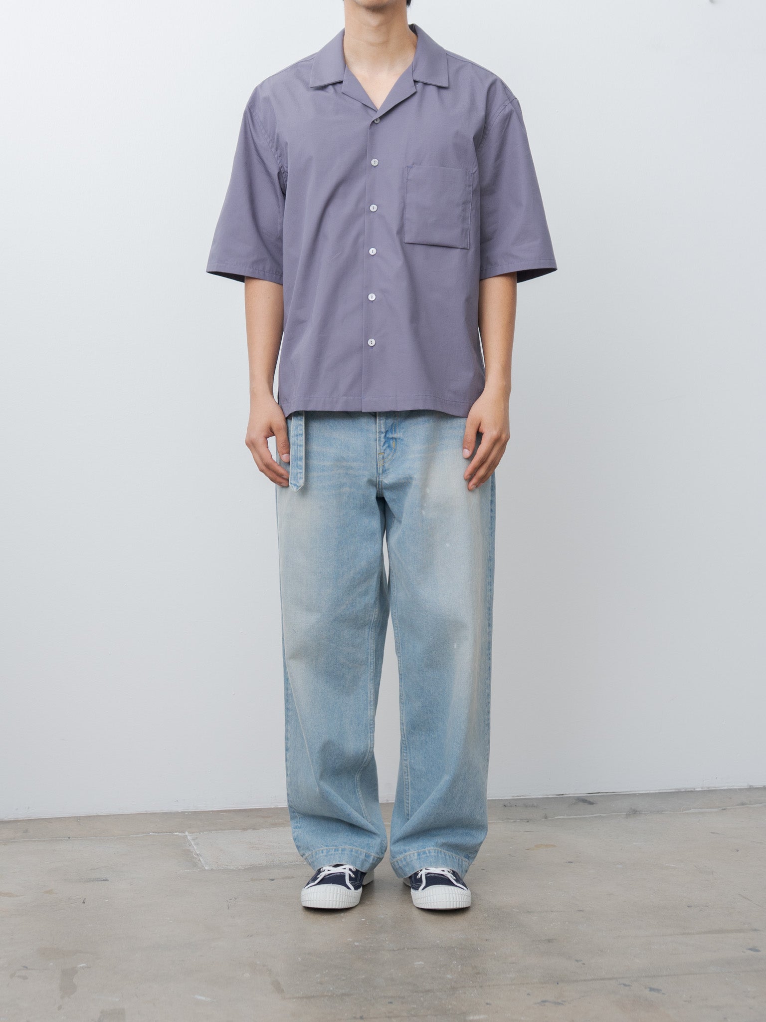 Namu Shop - S.K. Manor Hill Aloha Shirt - Aubergine Cotton