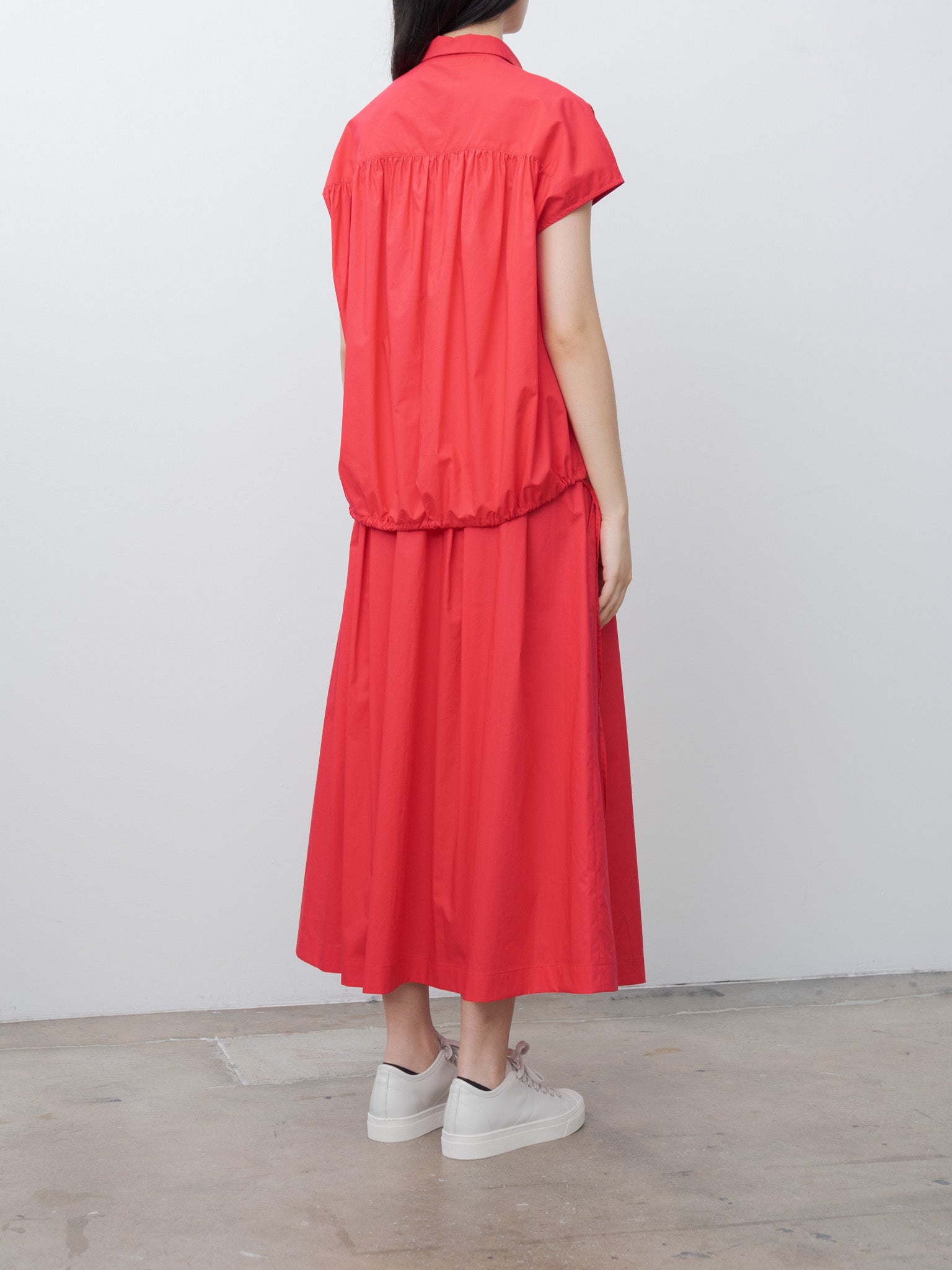 Namu Shop - Nicholson & Nicholson TENDER-POPLIN Shirt - Red