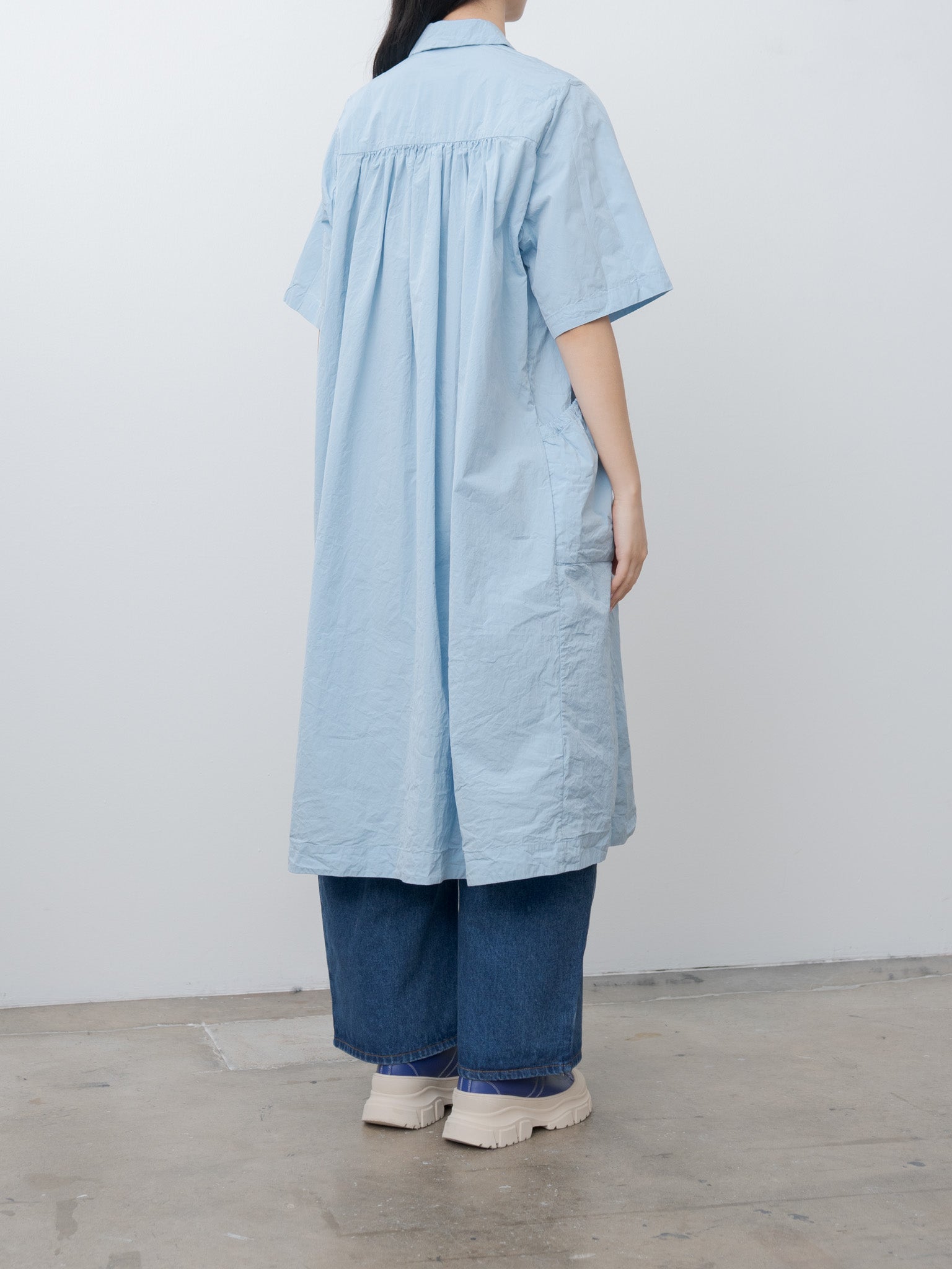 Namu Shop - Casey Casey Rythme Dress TAFFETA - Sky Blue