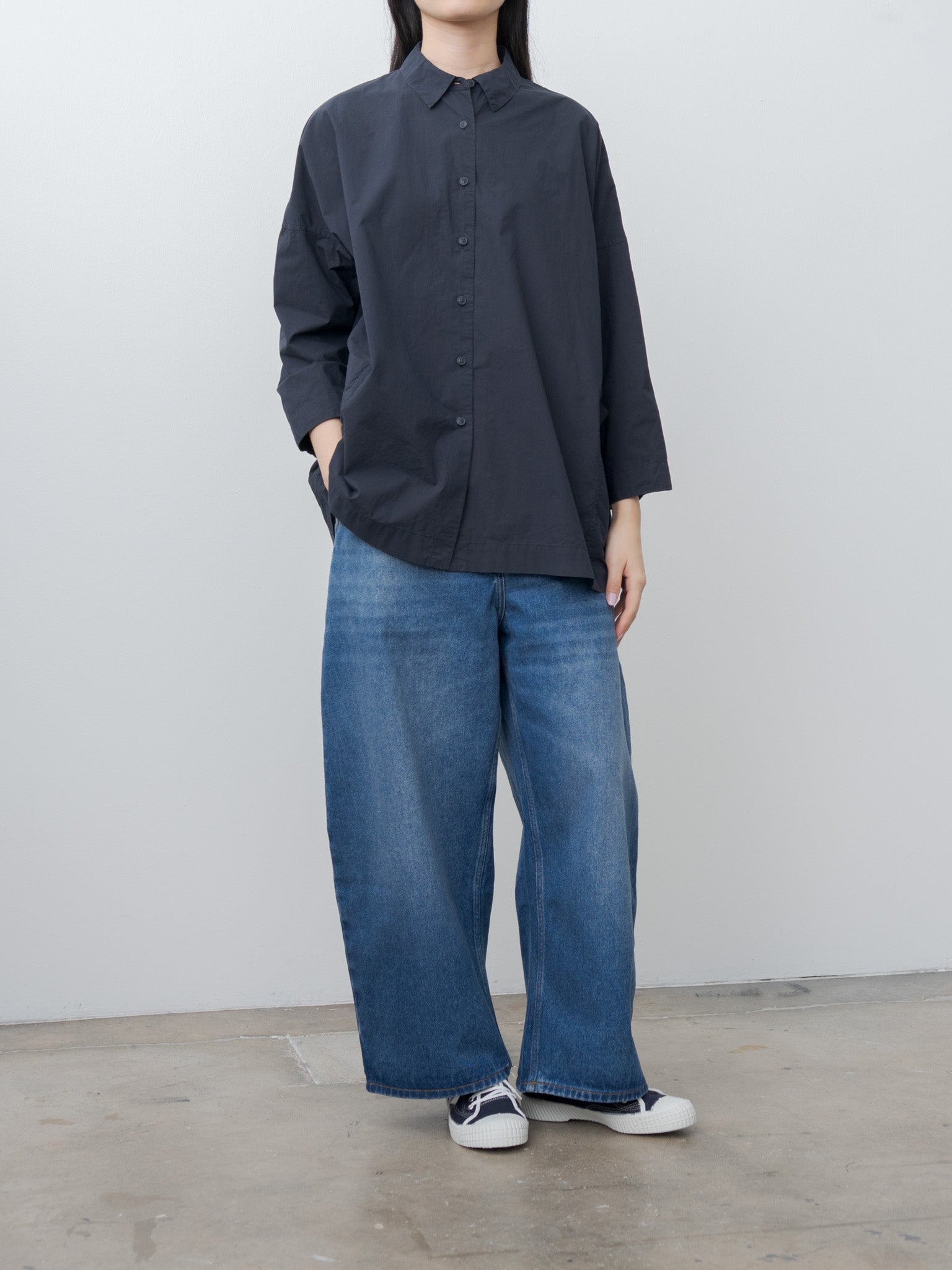 Namu Shop - Reproduction of Found 900F Military Trainer - Navy/White (women's)