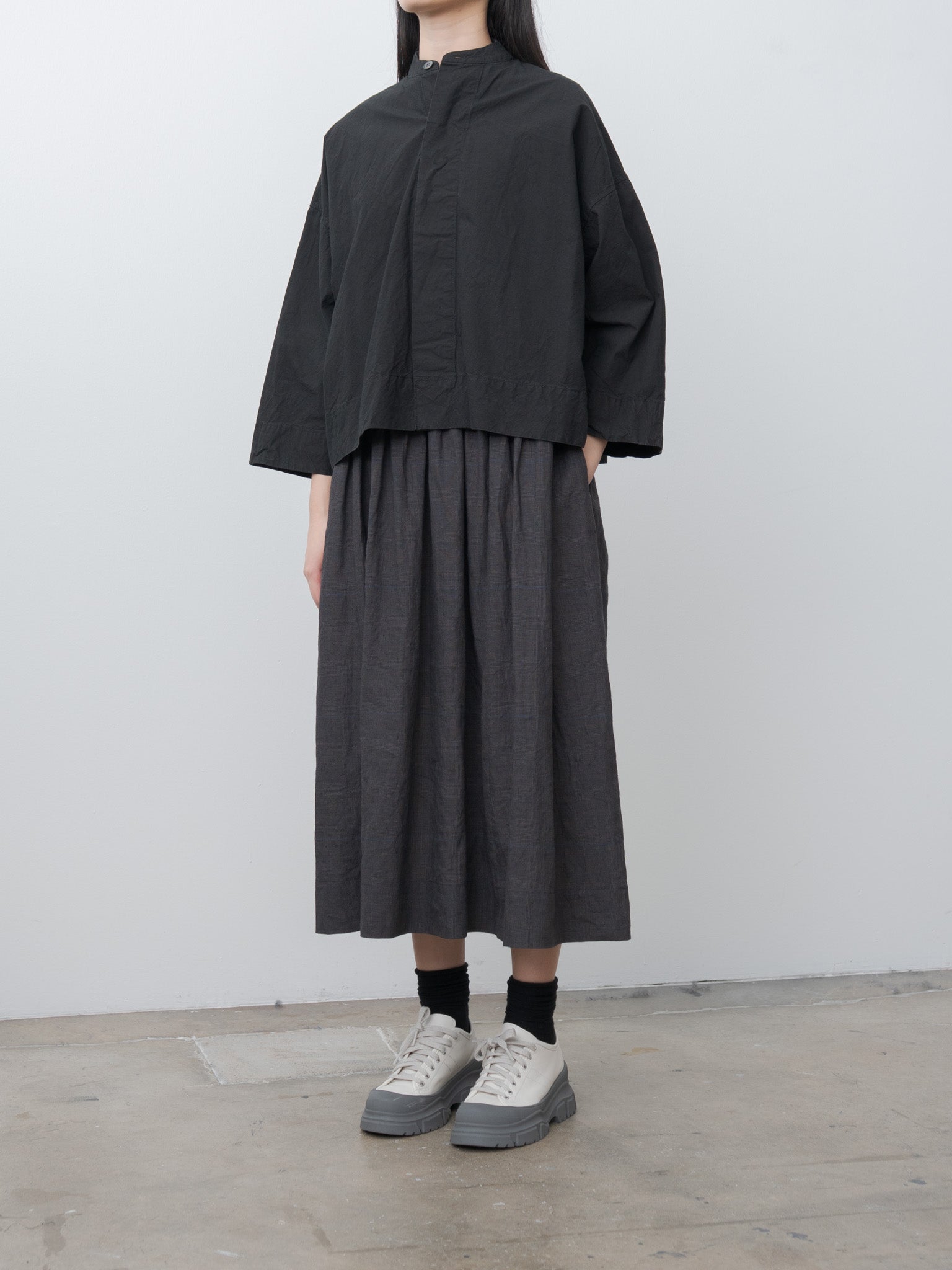 Namu Shop - Veritecoeur Compact Shirt - Black