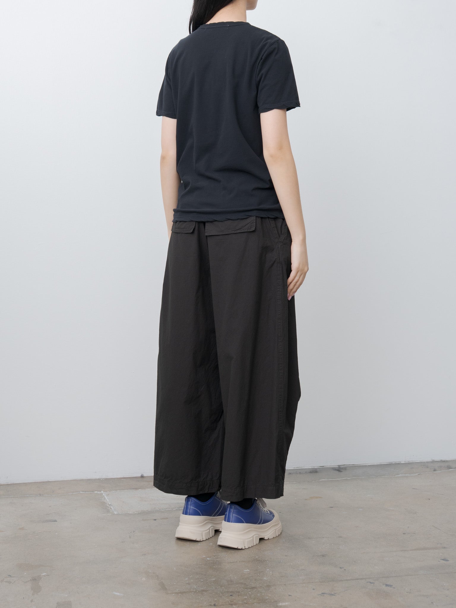 Namu Shop - Veritecoeur Cotton Silk Pants - Black