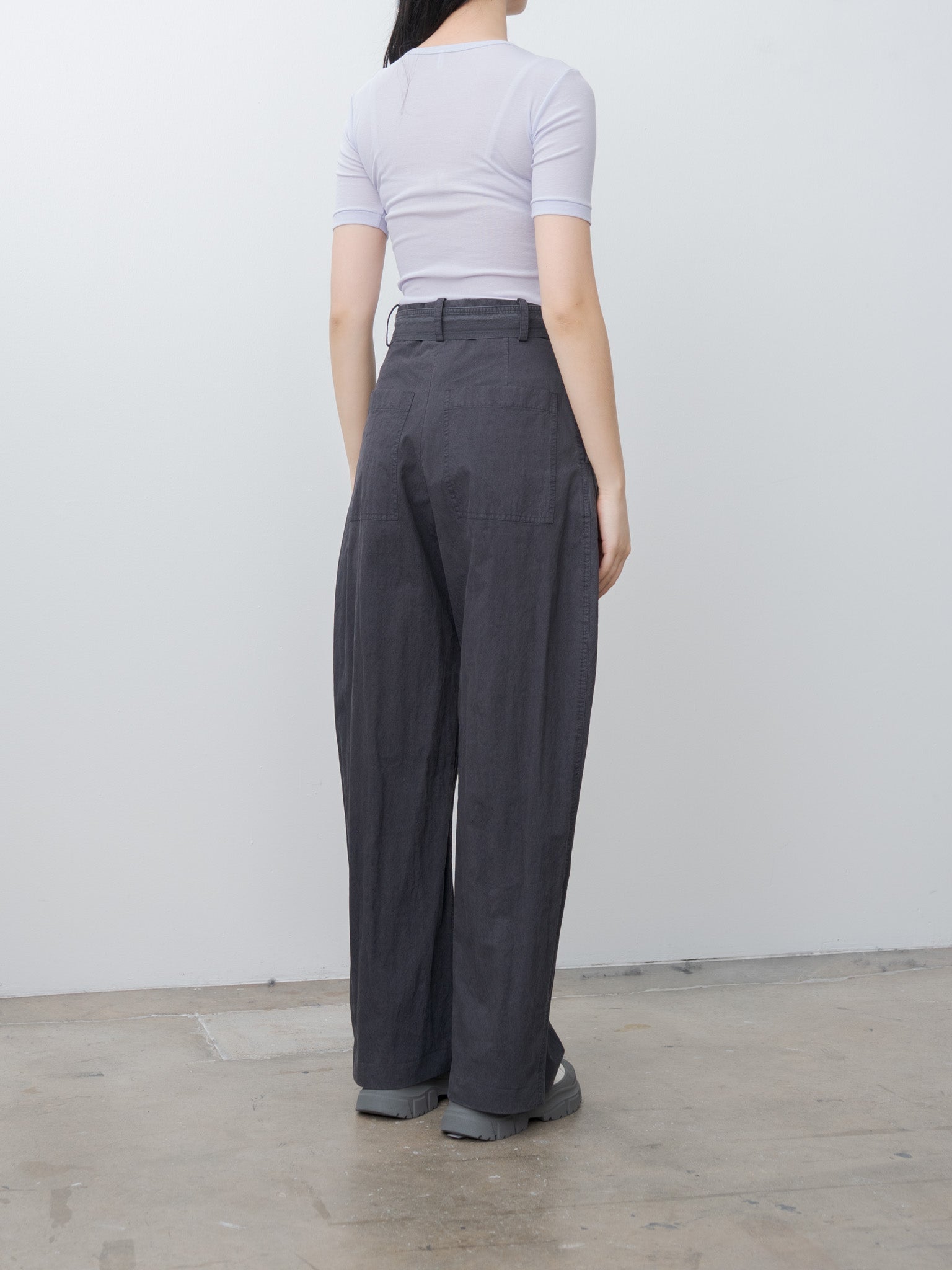 Namu Shop - Babaco Twisted Cotton Fitted T-Shirt - Lavender