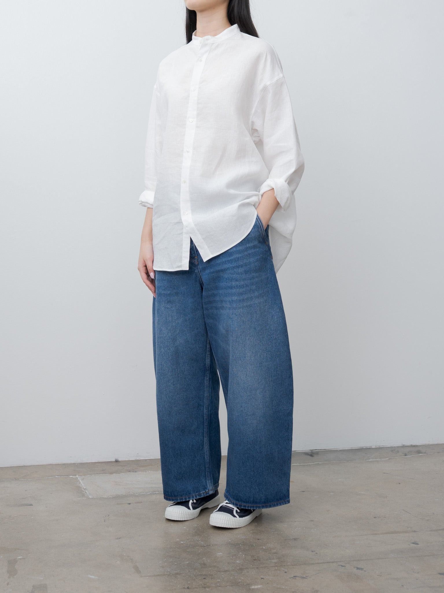 Namu Shop - Reproduction of Found 900F Military Trainer - Navy/White (women's)