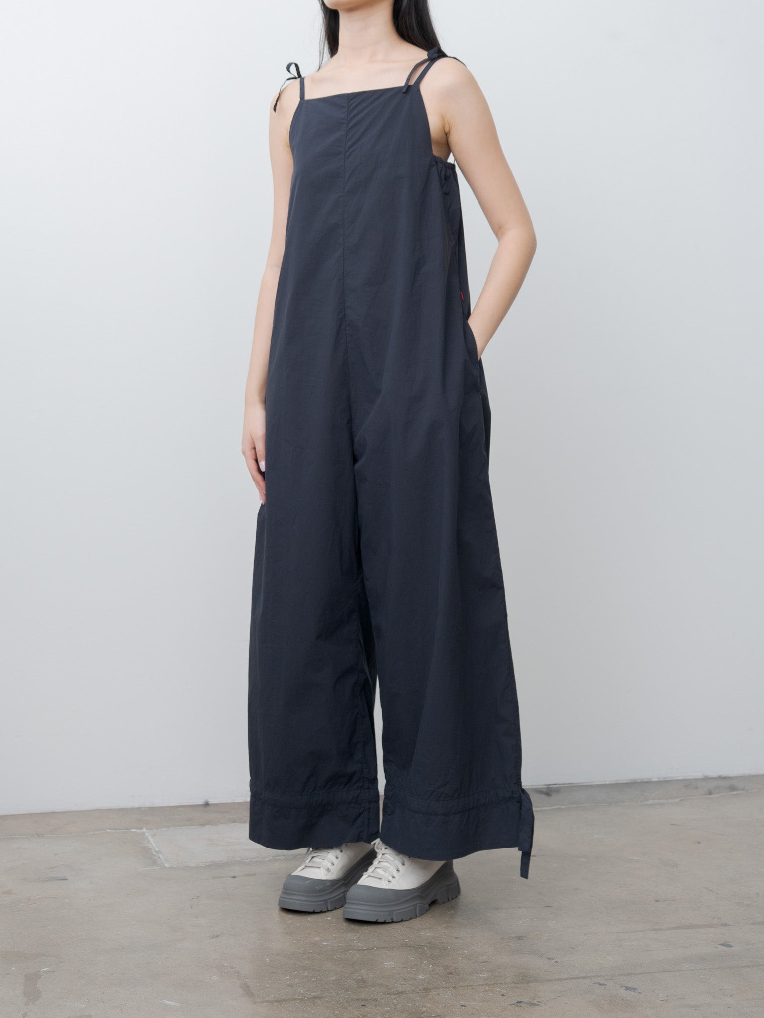 Namu Shop - Casey Casey Tied Jumpsuit H COT - Night