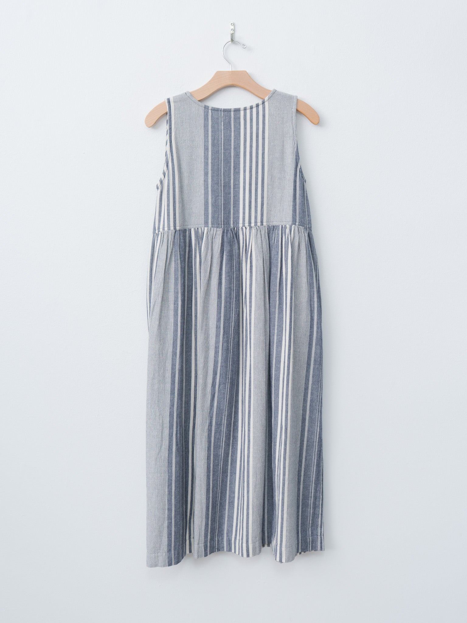 Namu Shop - Ichi Antiquites India Random Stripe Dress - Navy