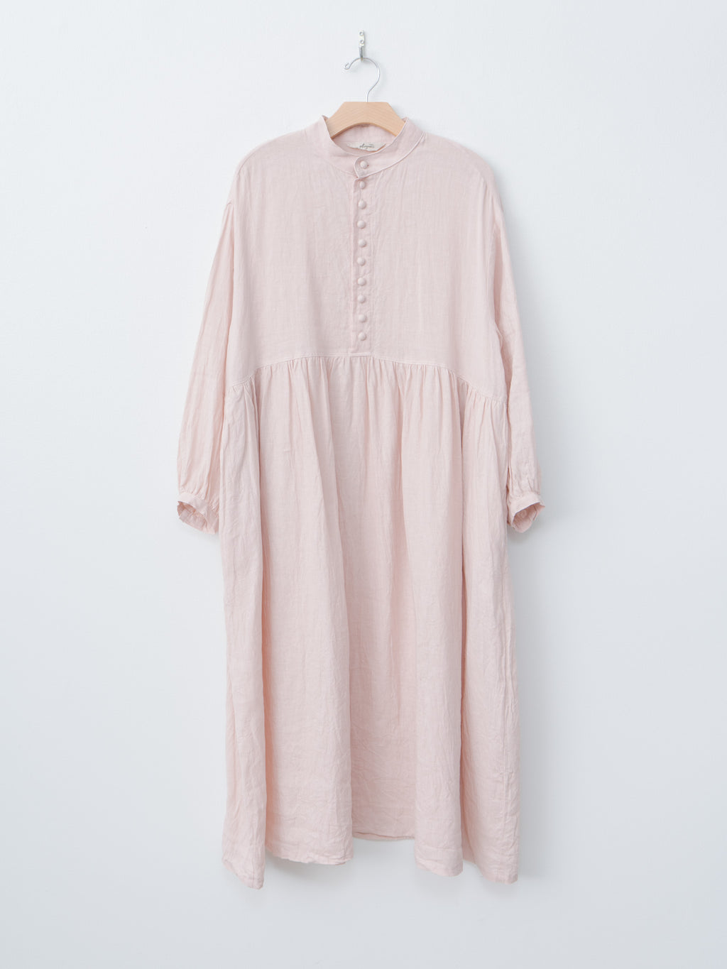 Namu Shop - Ichi Antiquites French Linen Dress - Pink
