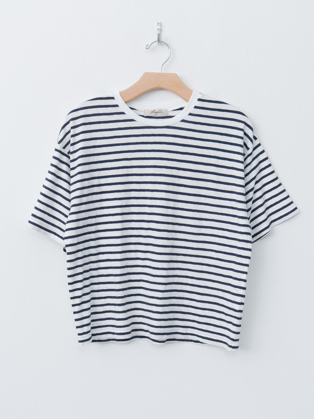 Namu Shop - Ichi Antiquites T-Shirt - Striped White x Navy