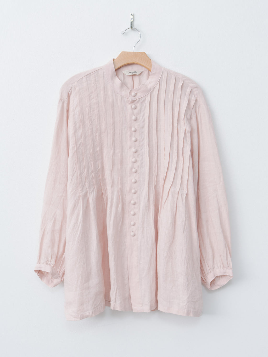 Namu Shop - Ichi Antiquites French Linen Shirt - Pink
