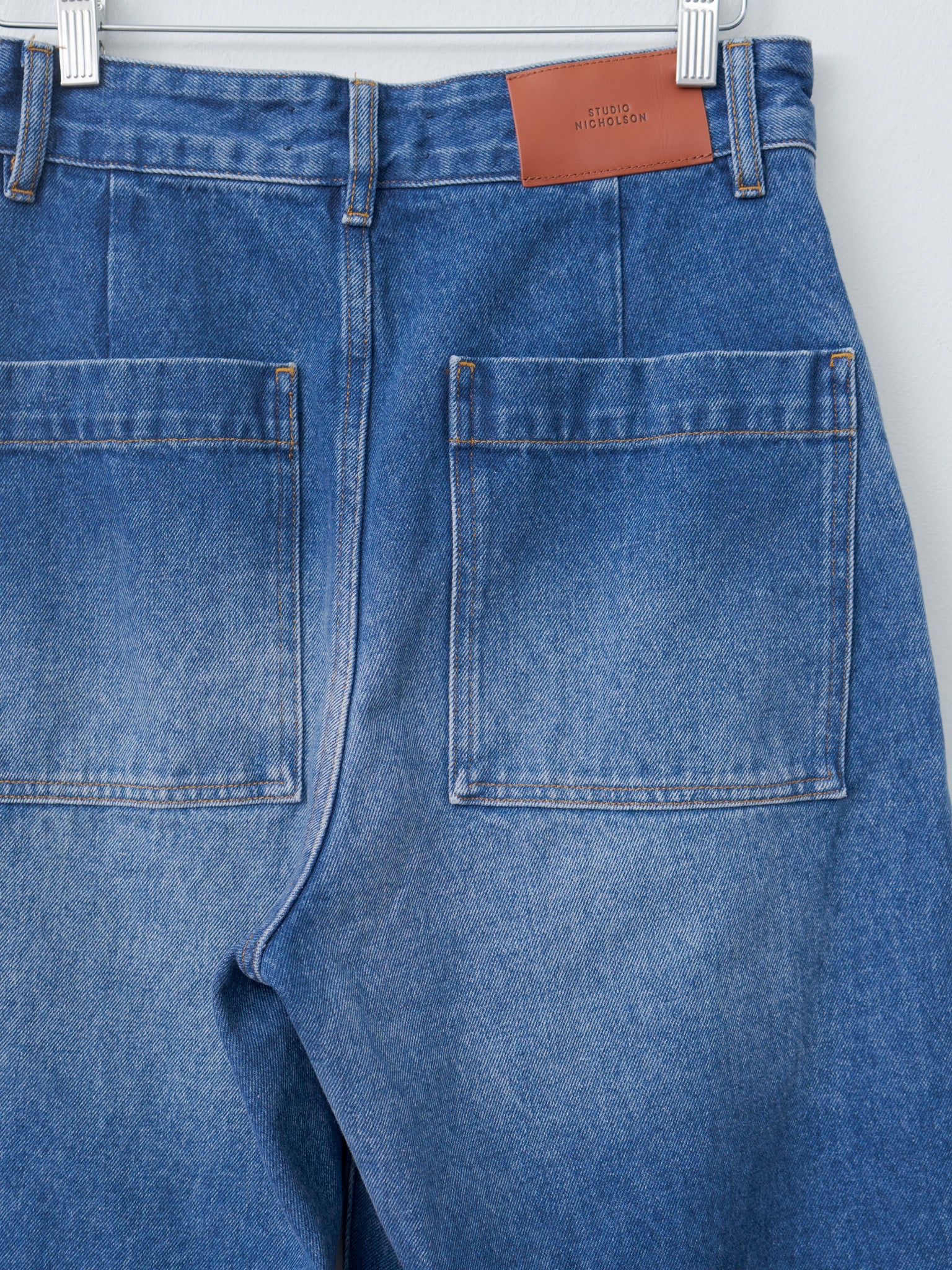 Namu Shop - Studio Nicholson CHALCO Denim - Worn Wash Indigo