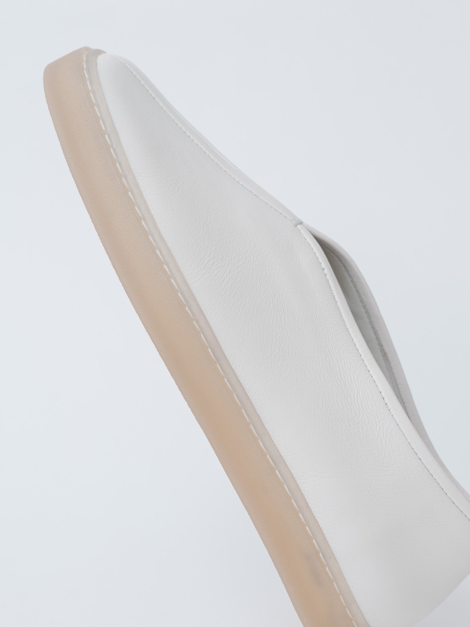 Namu Shop - Lemaire Linoleum Piped Sneakers - White