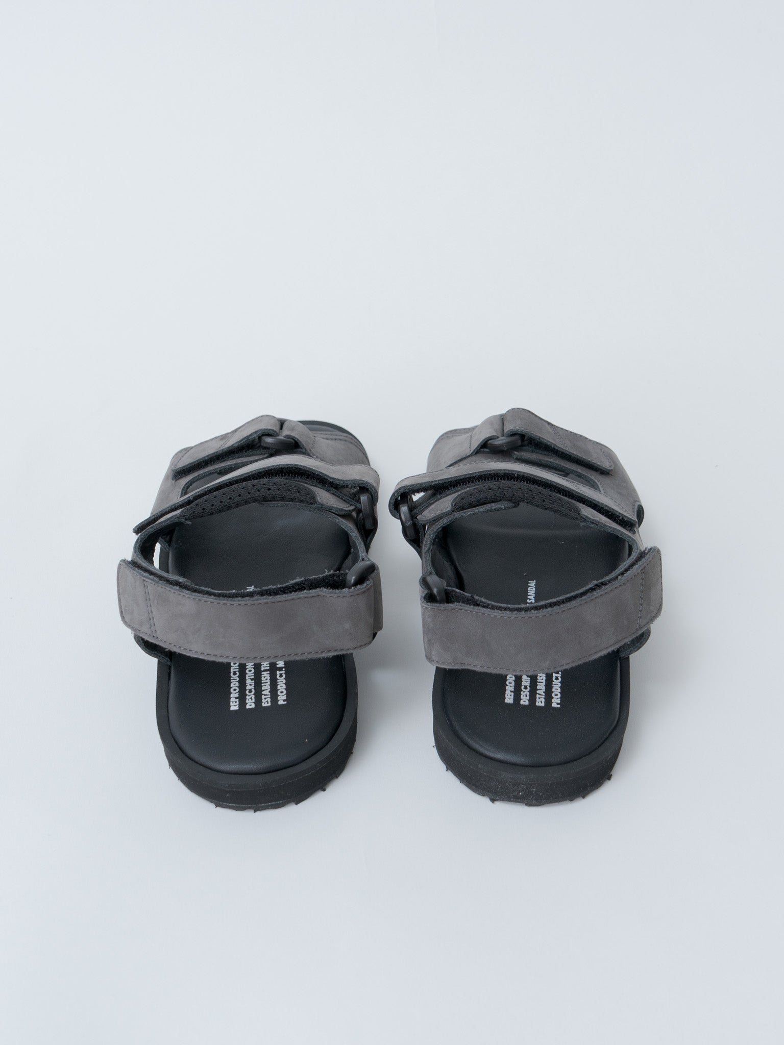 Namu Shop - Reproduction of Found 1837NL British Military Sandal - Dark Gray Nubuck