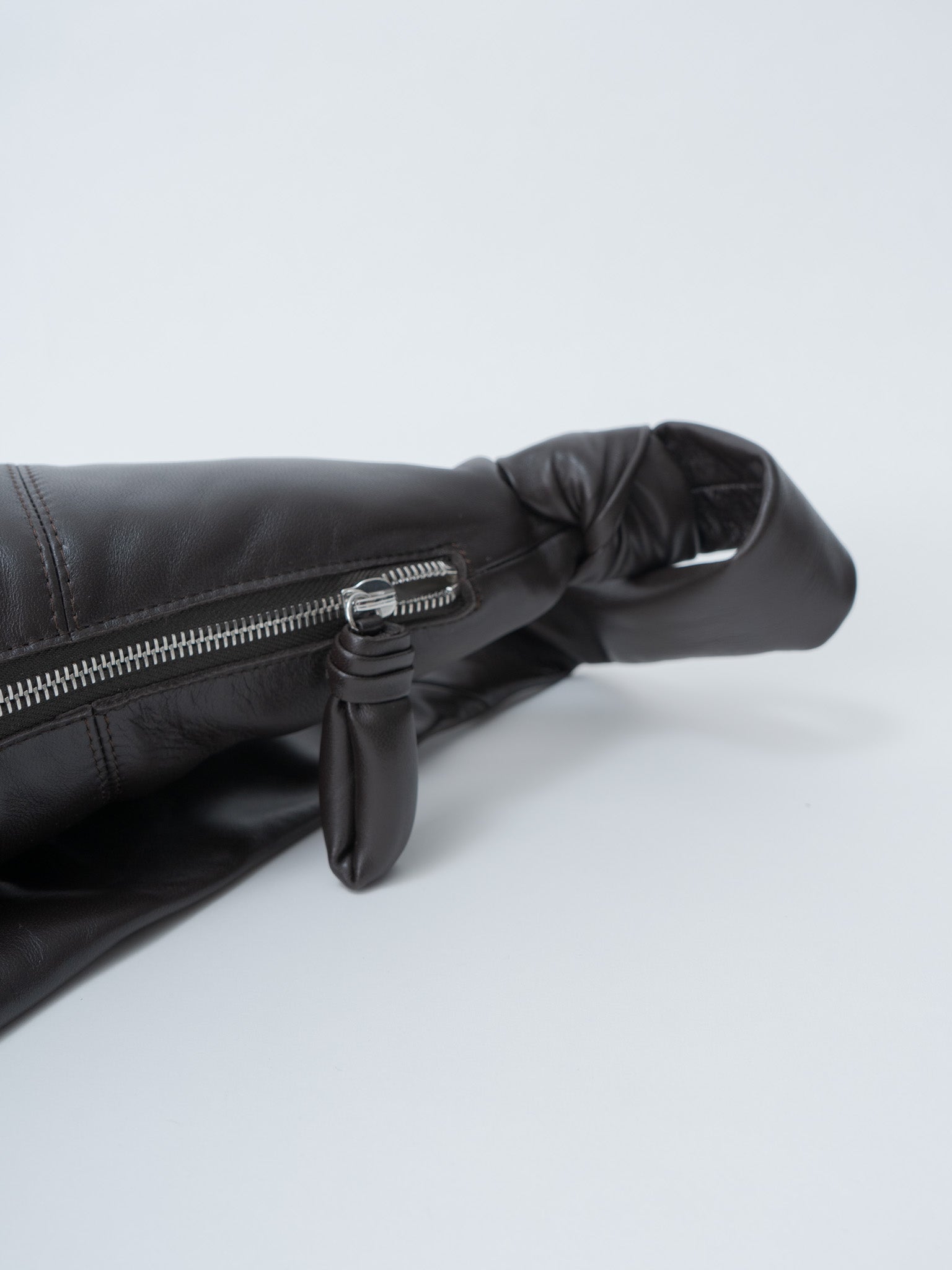 Namu Shop - Lemaire Medium Croissant Bag - Dark Chocolate (soft nappa leather)