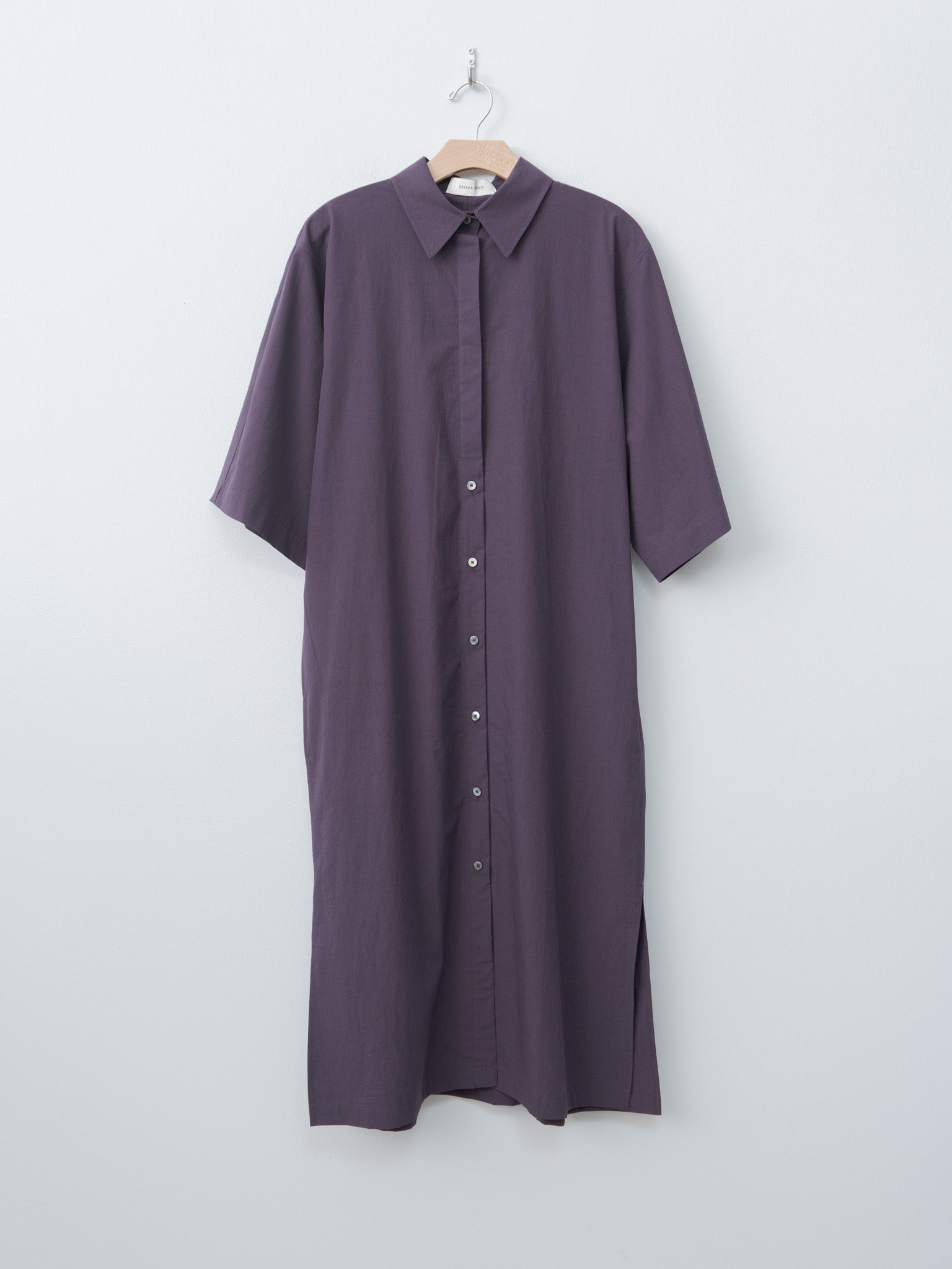 Namu Shop - Sayaka Davis Kaftan Shirt Dress - Raisin