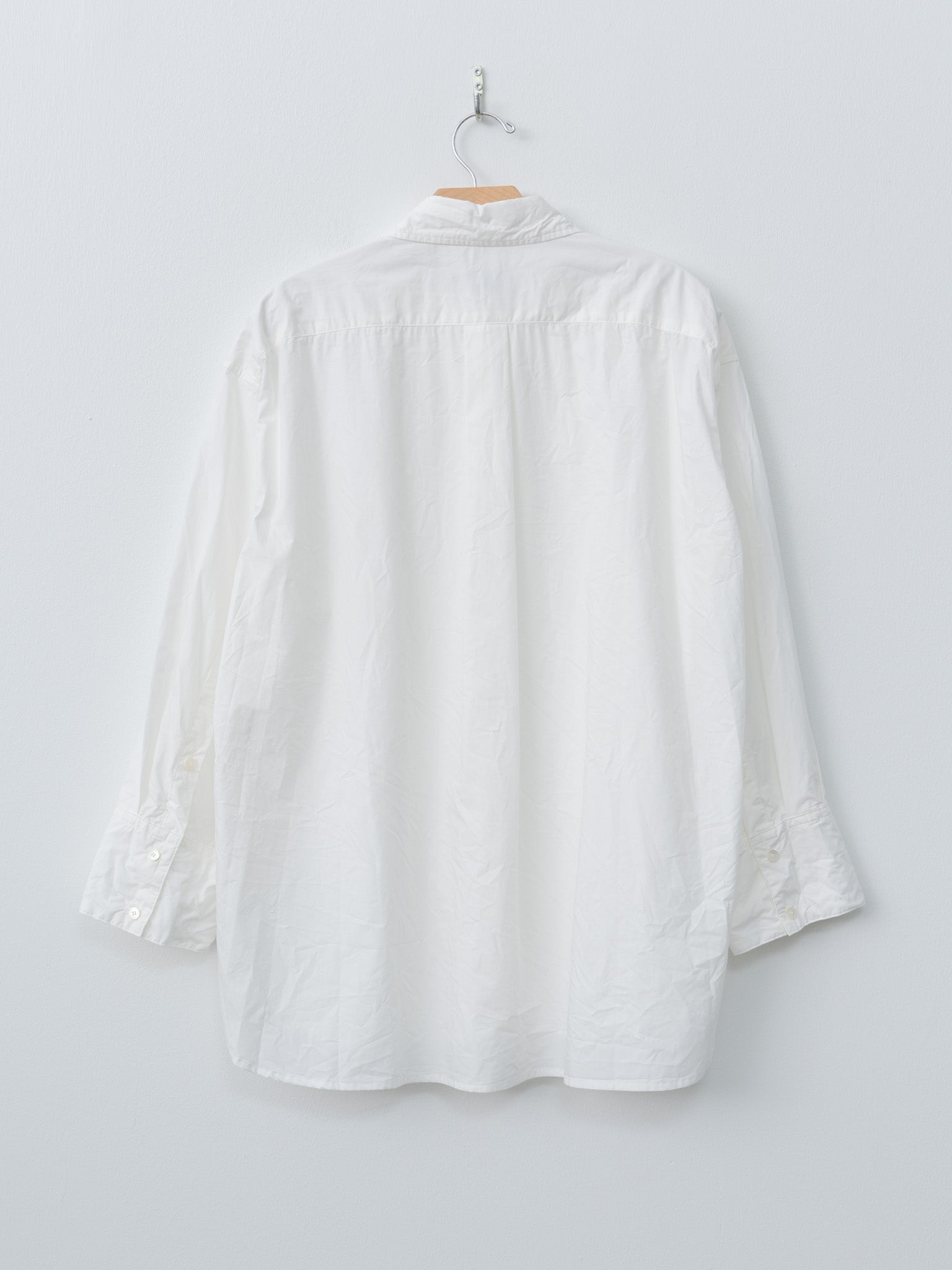 Namu Shop - Sayaka Davis Crinkled Oversized Shirt - White