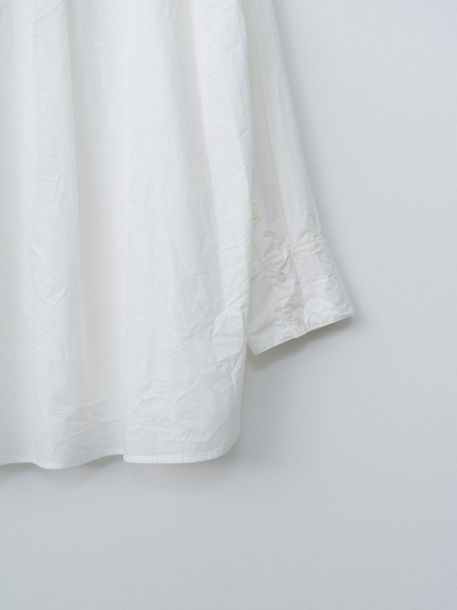 Namu Shop - Sayaka Davis Crinkled Oversized Shirt - White