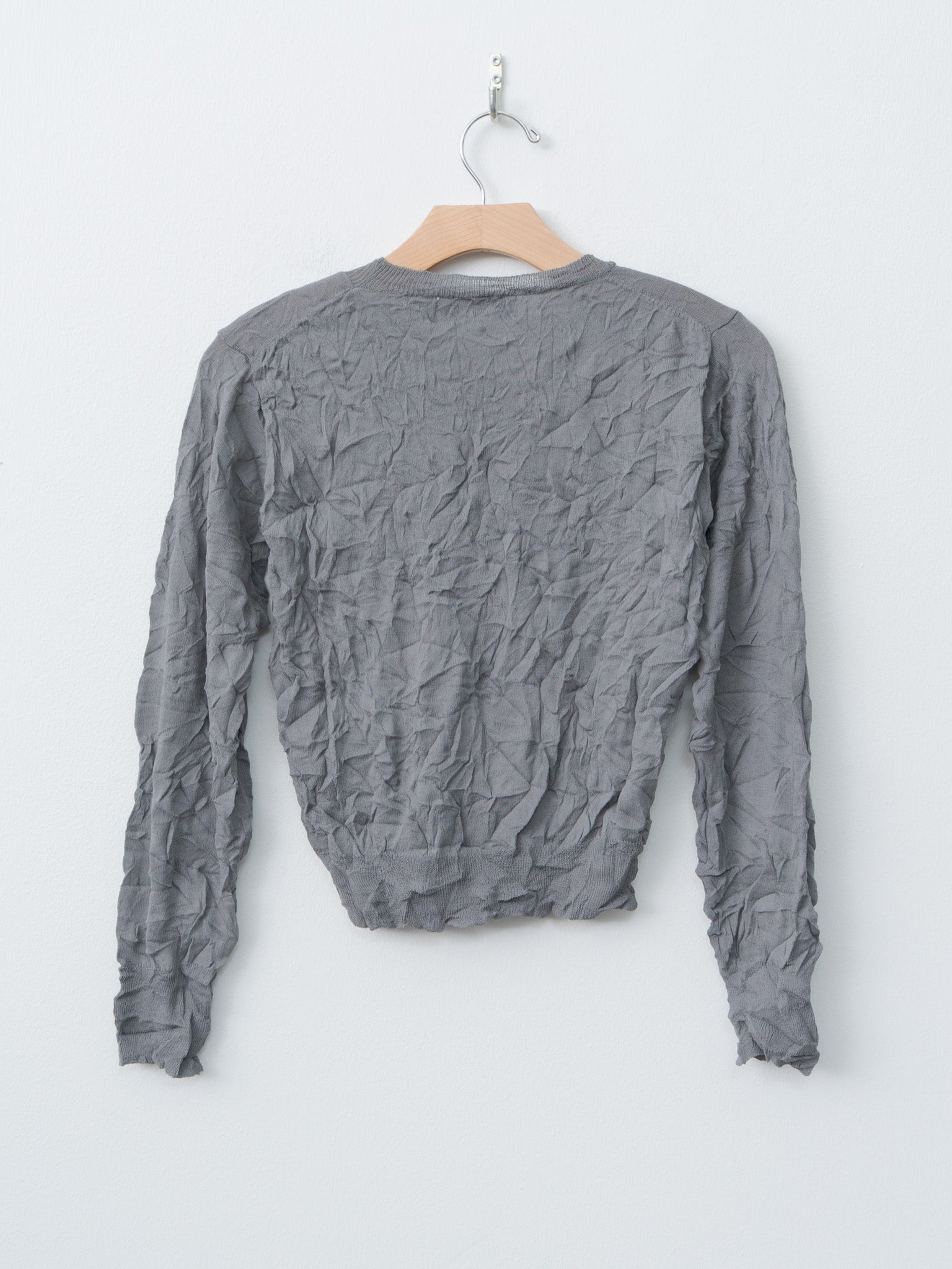 Namu Shop - Sayaka Davis Crinkled Pullover - Steel