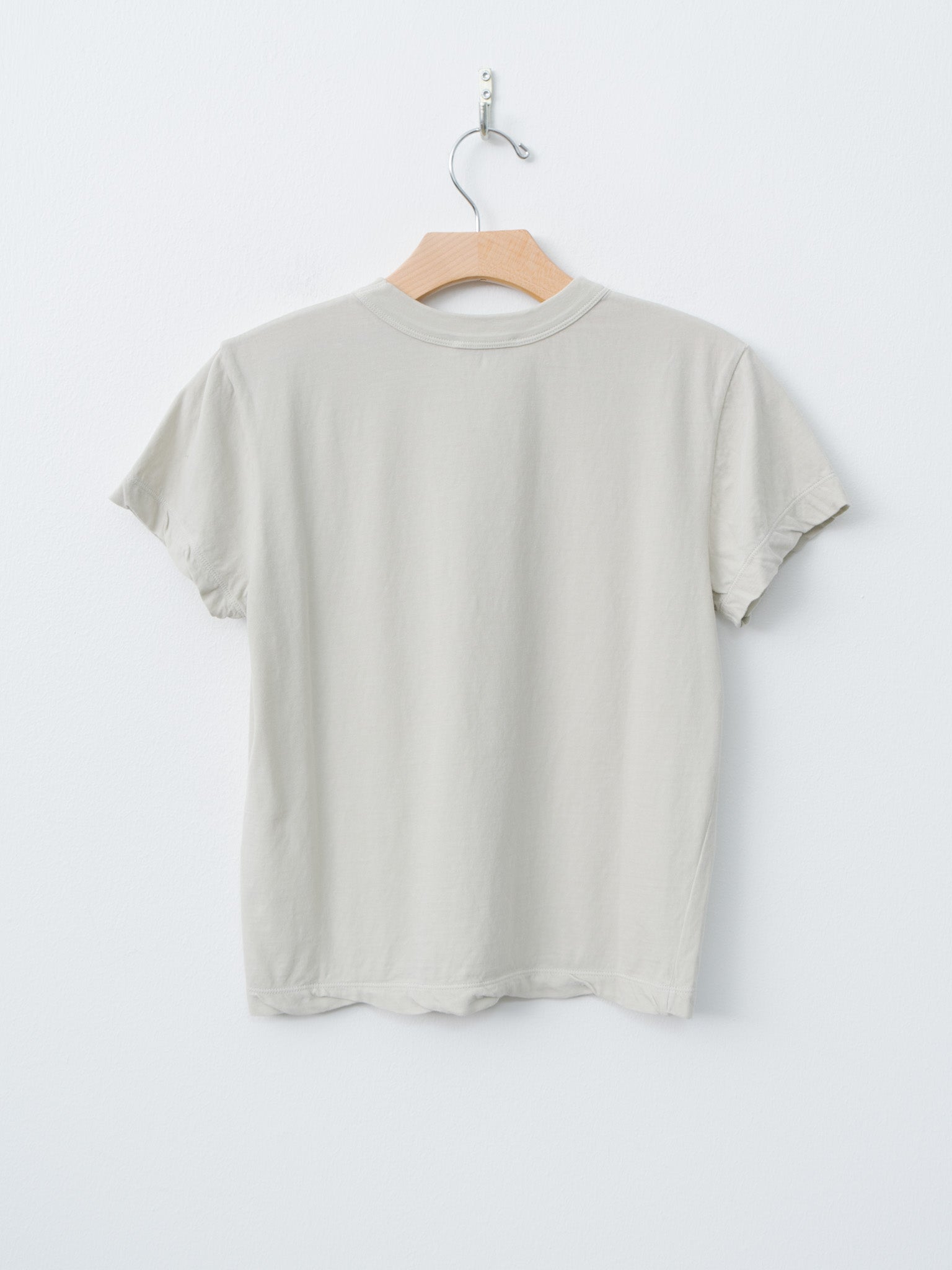 Namu Shop - Aton Fresca Single Jersey Tight Fit T-Shirt - Beige
