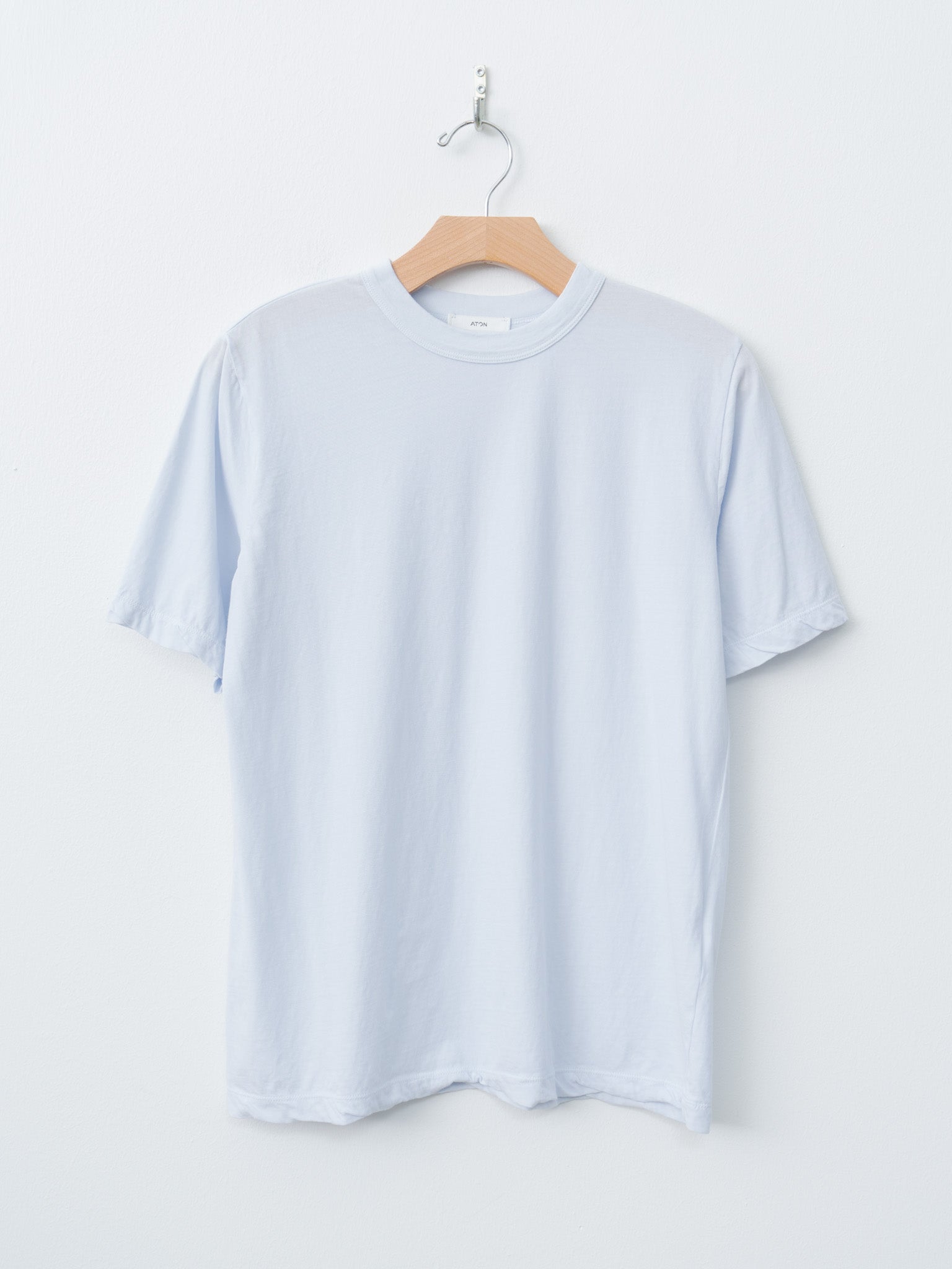 Namu Shop - Aton Fresca Single Jersey Standard T-Shirt - Sax