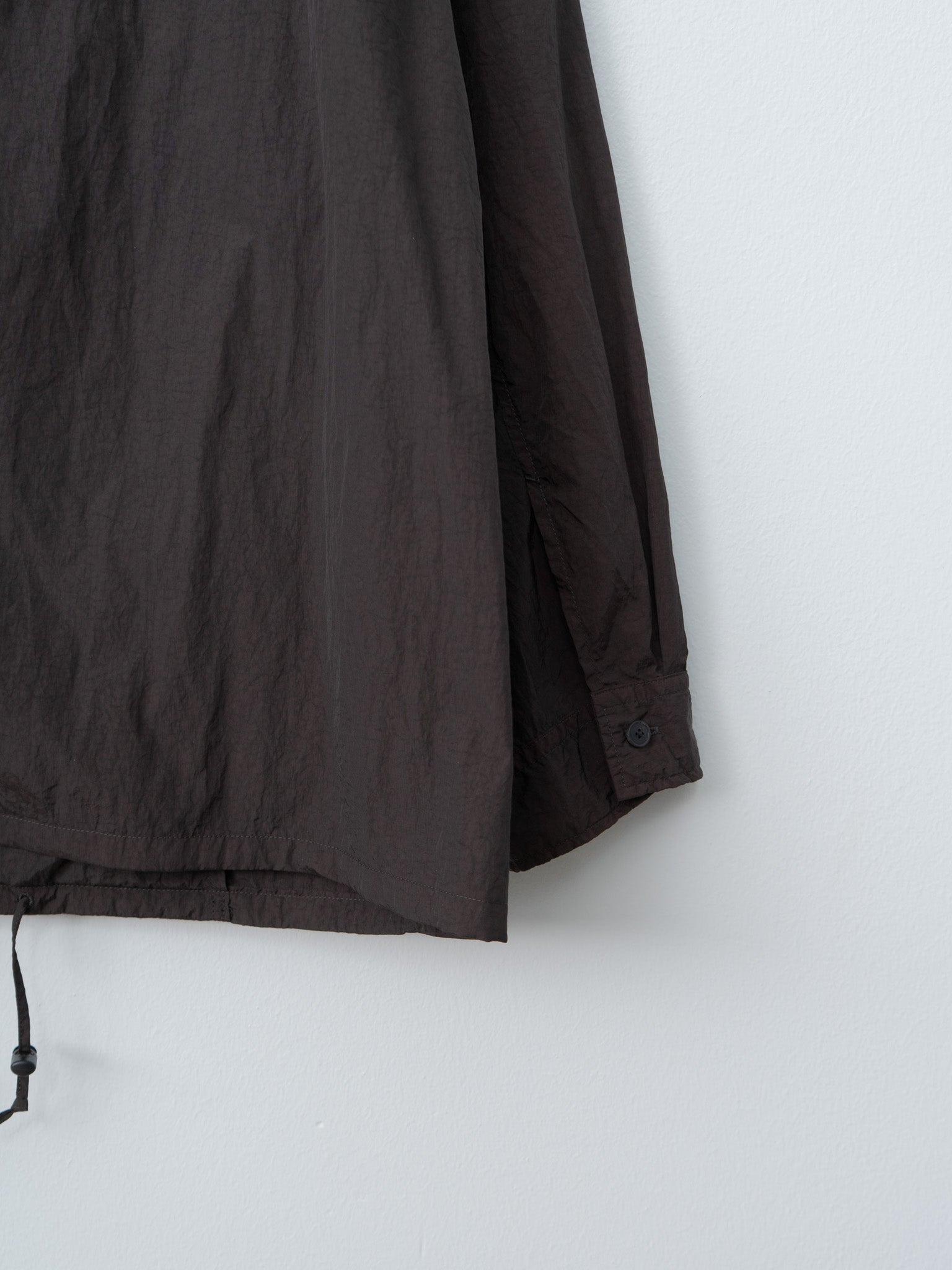 Namu Shop - Aton Hand Dyed Nylon Shirt Jacket - Brown