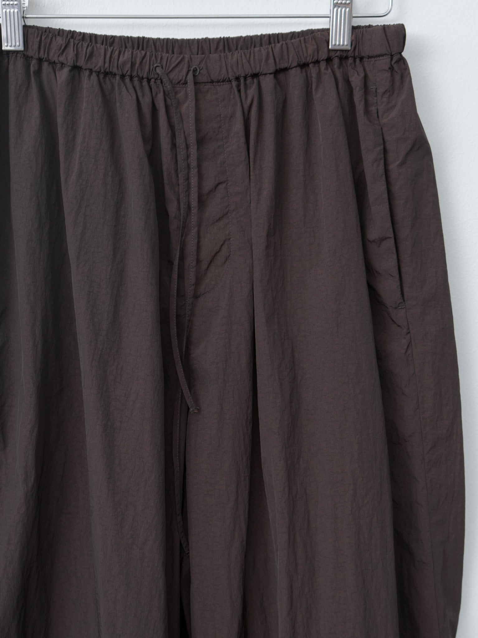 Namu Shop - Aton Hand Dyed Nylon Over Pants - Brown