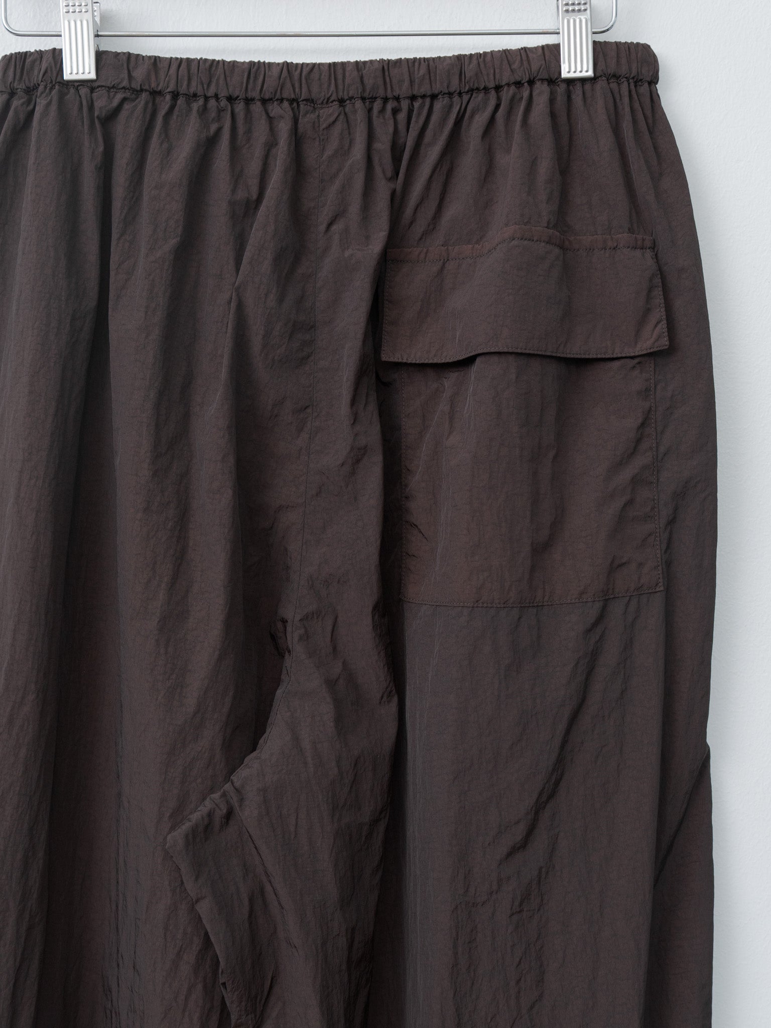 Namu Shop - Aton Hand Dyed Nylon Over Pants - Brown